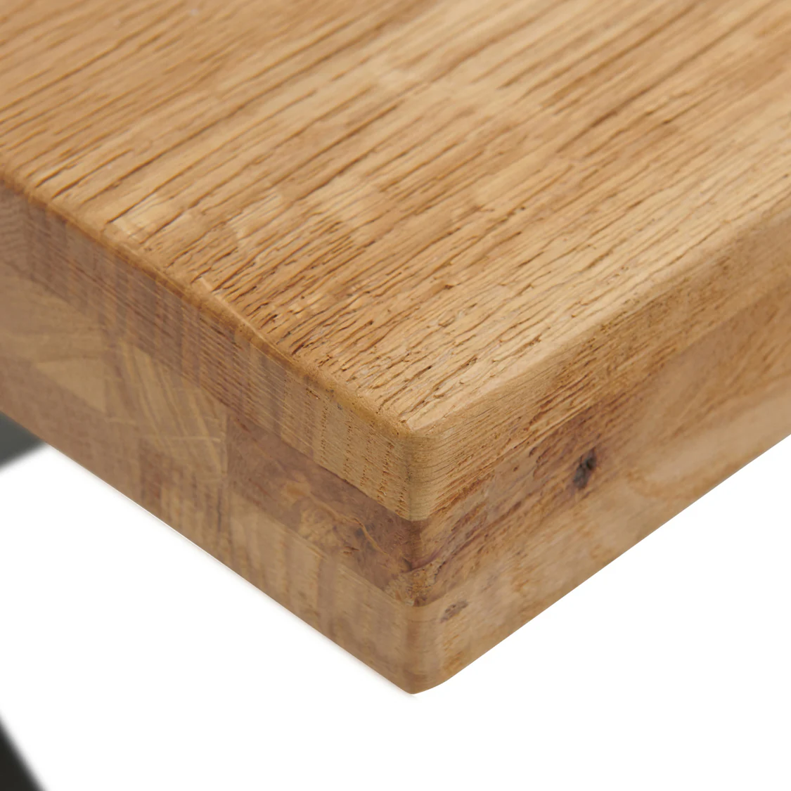 Bourton Oak Large Dining Table - Large Dining Table Oak / Veneer - Image 3