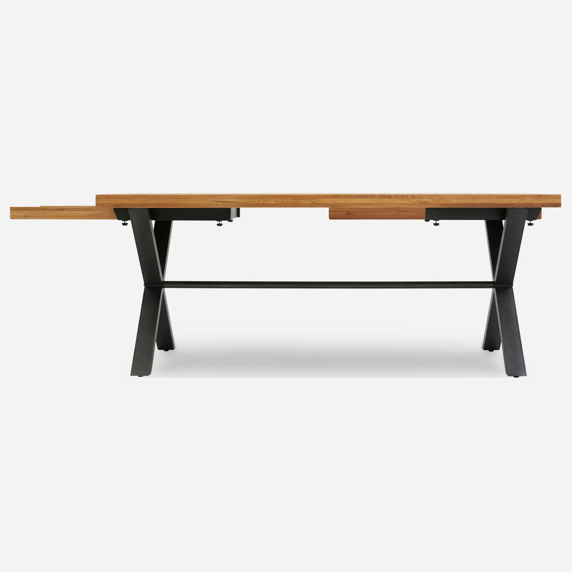 Bourton Oak Large Dining Table - Large Dining Table Oak / Veneer - Image 6