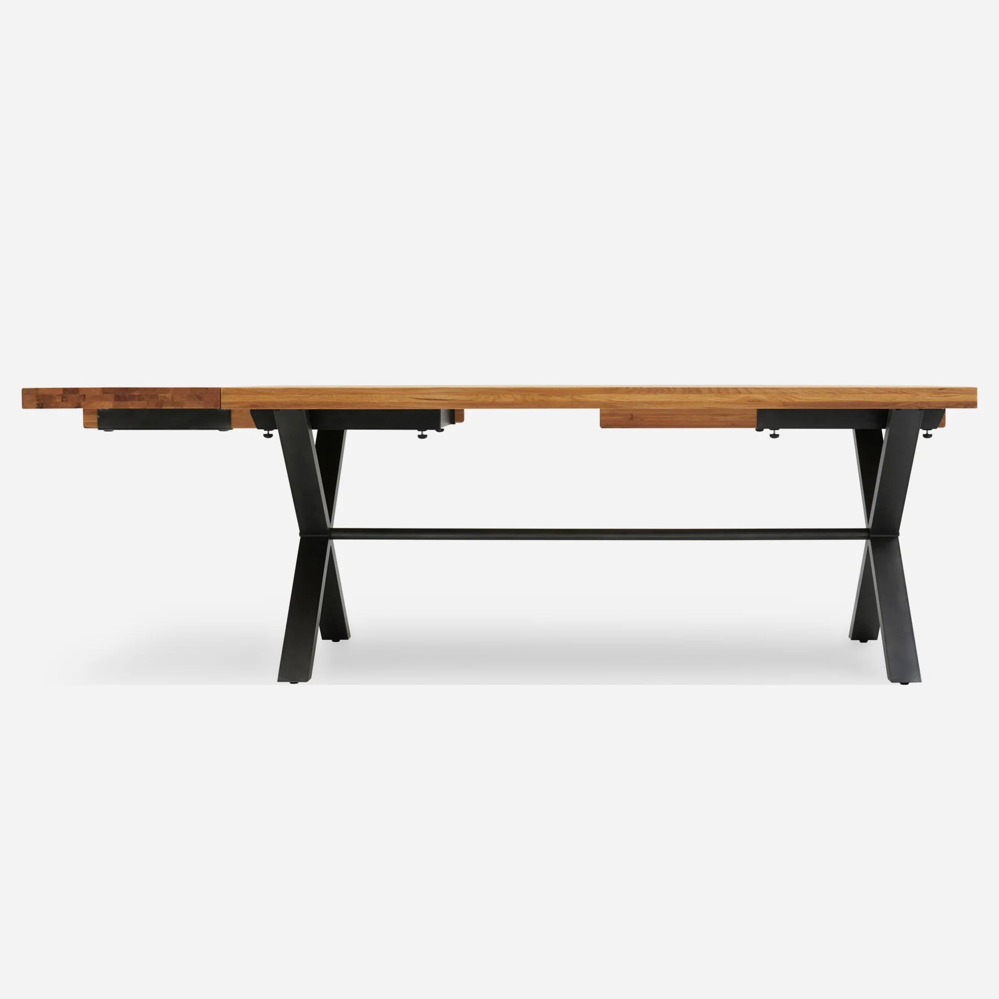 Bourton Oak Large Dining Table - Large Dining Table Oak / Veneer - Image 7