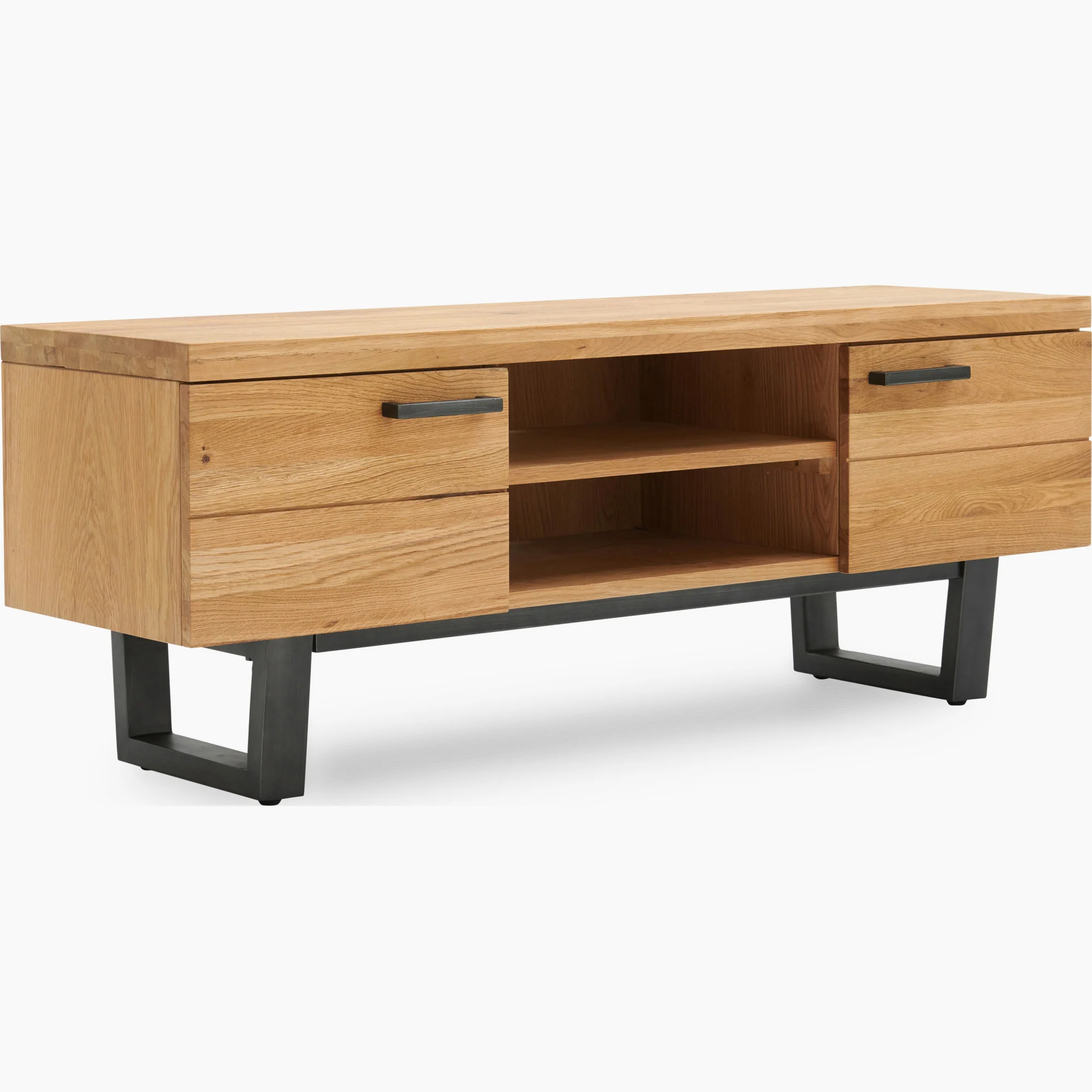 Bourton Oak TV Unit - TV Unit Oak / Veneer - Image 4