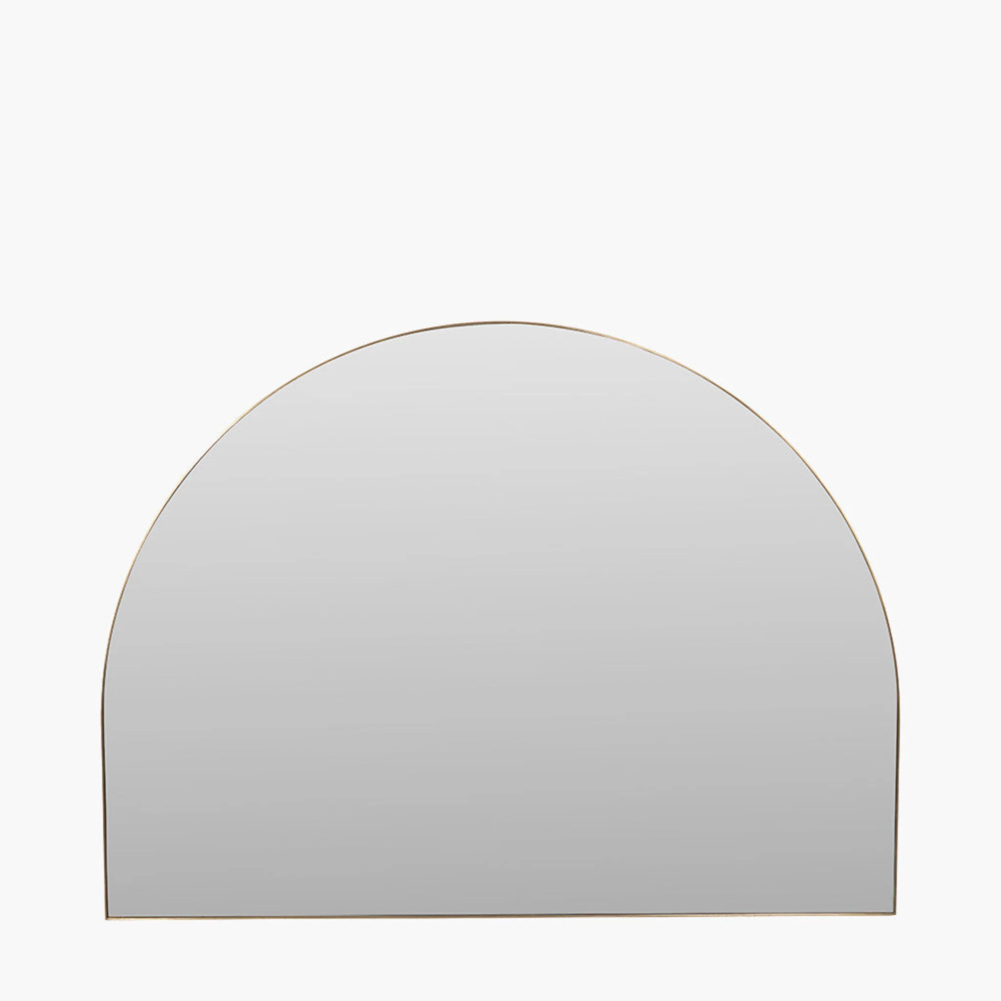 Brushed Gold Wide Arch Wall Mirror - Brushed Gold Wide Arch Wall Mirror 120x90CM - Image 2