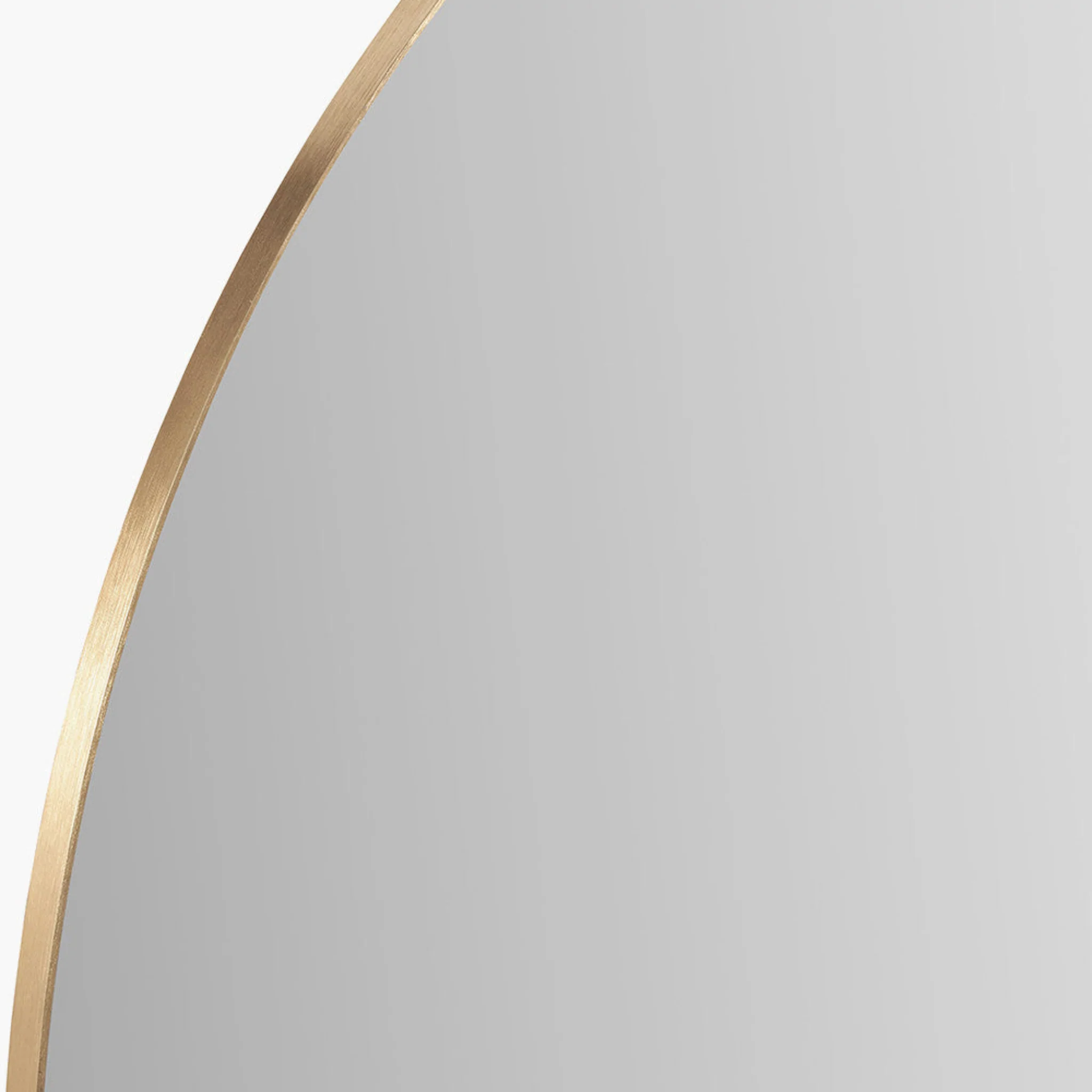 Brushed Gold Wide Arch Wall Mirror - Brushed Gold Wide Arch Wall Mirror 120x90CM - Image 3