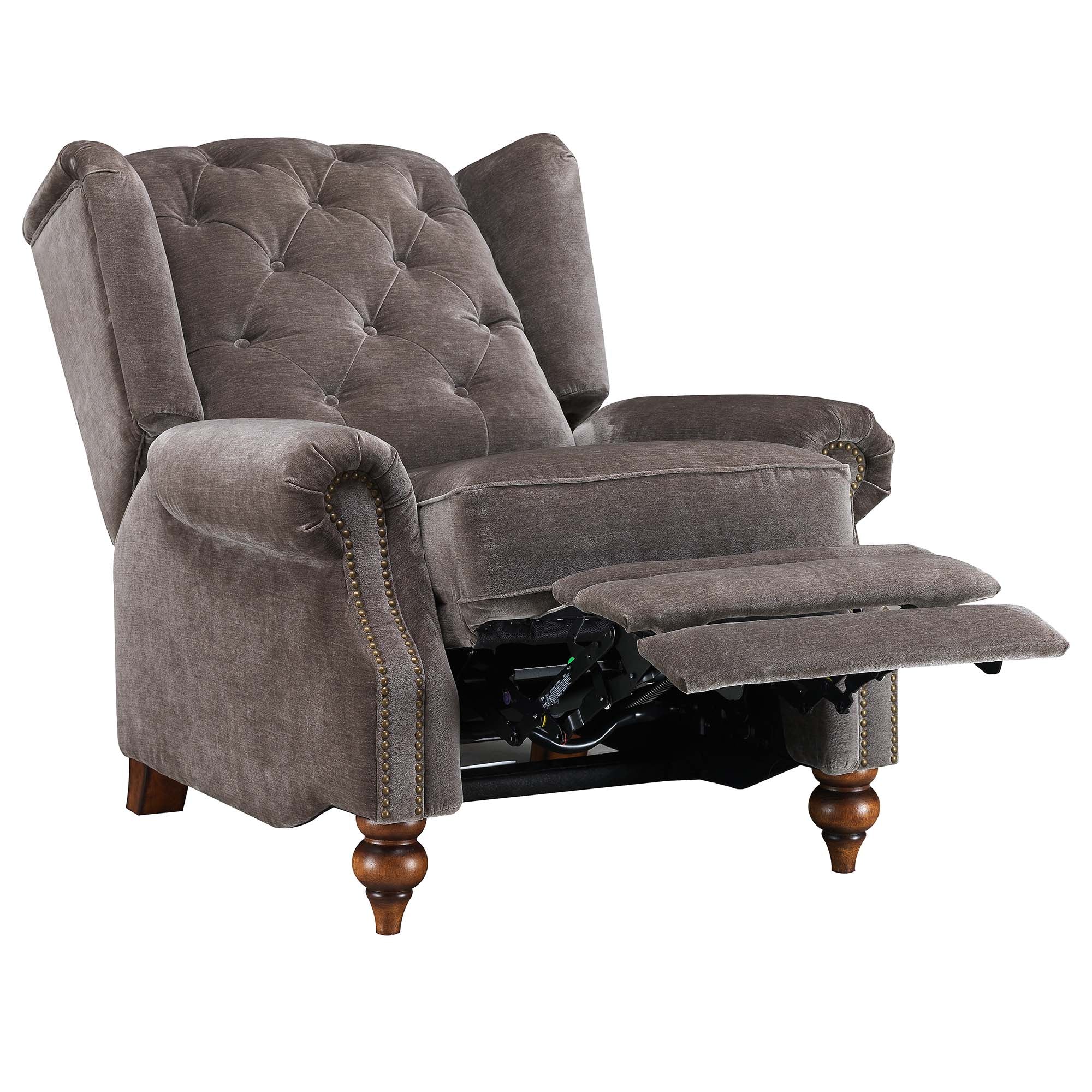 Buckingham Armchair - Buckingham Wing Chair Voyager Leather - Image 4