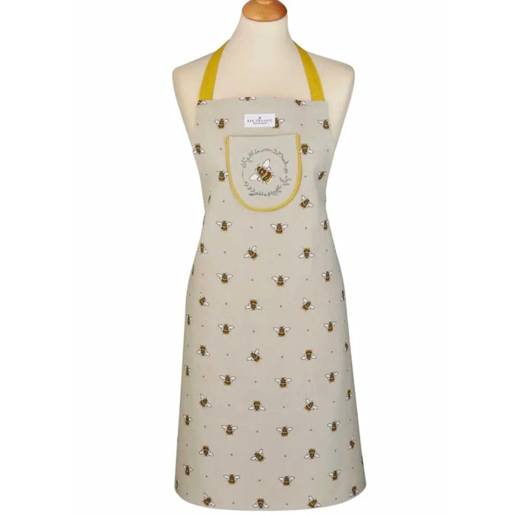 Bumble Bees Apron - Bumble Bees Apron - Organic Cotton