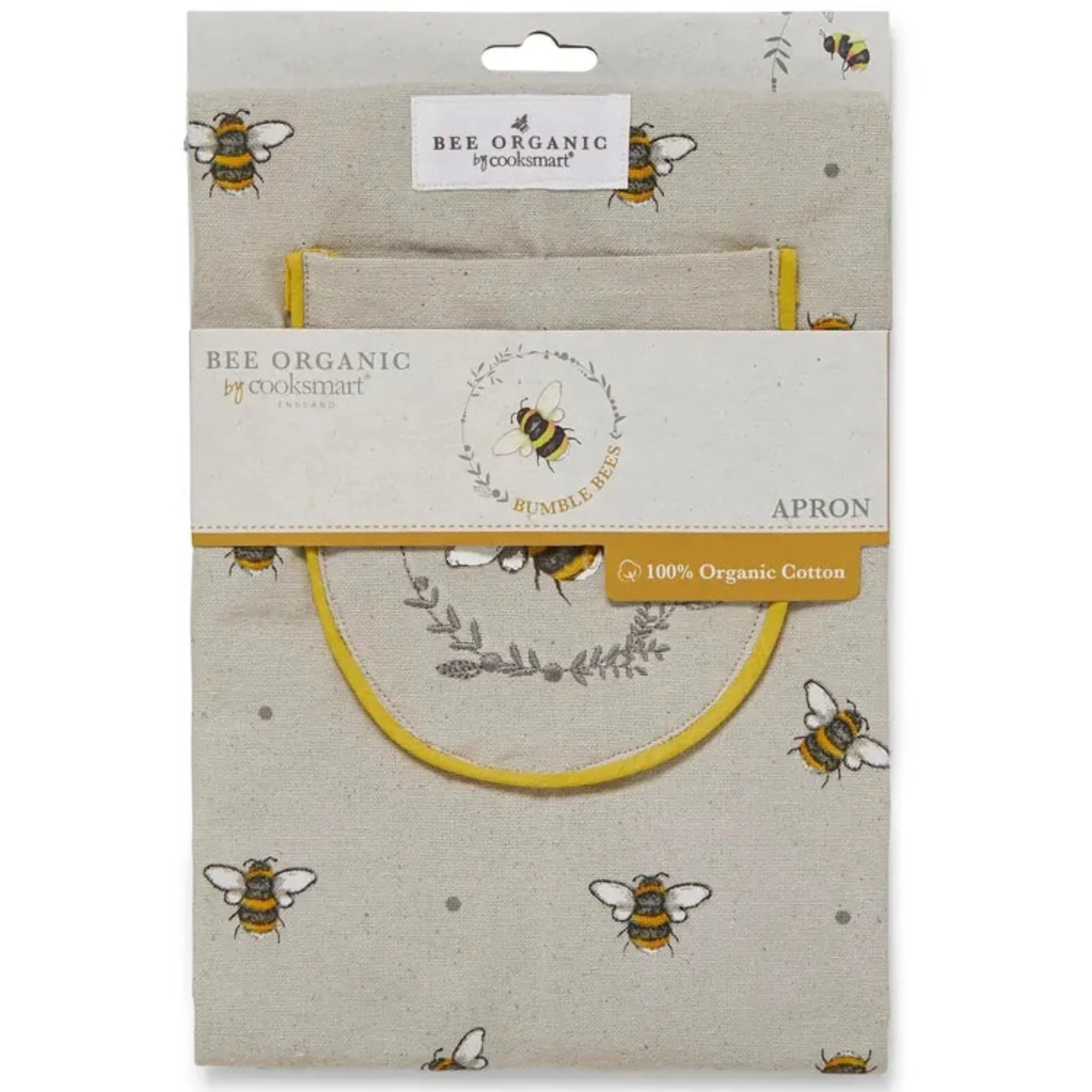Bumble Bees Apron - Bumble Bees Apron - Organic Cotton - Image 2