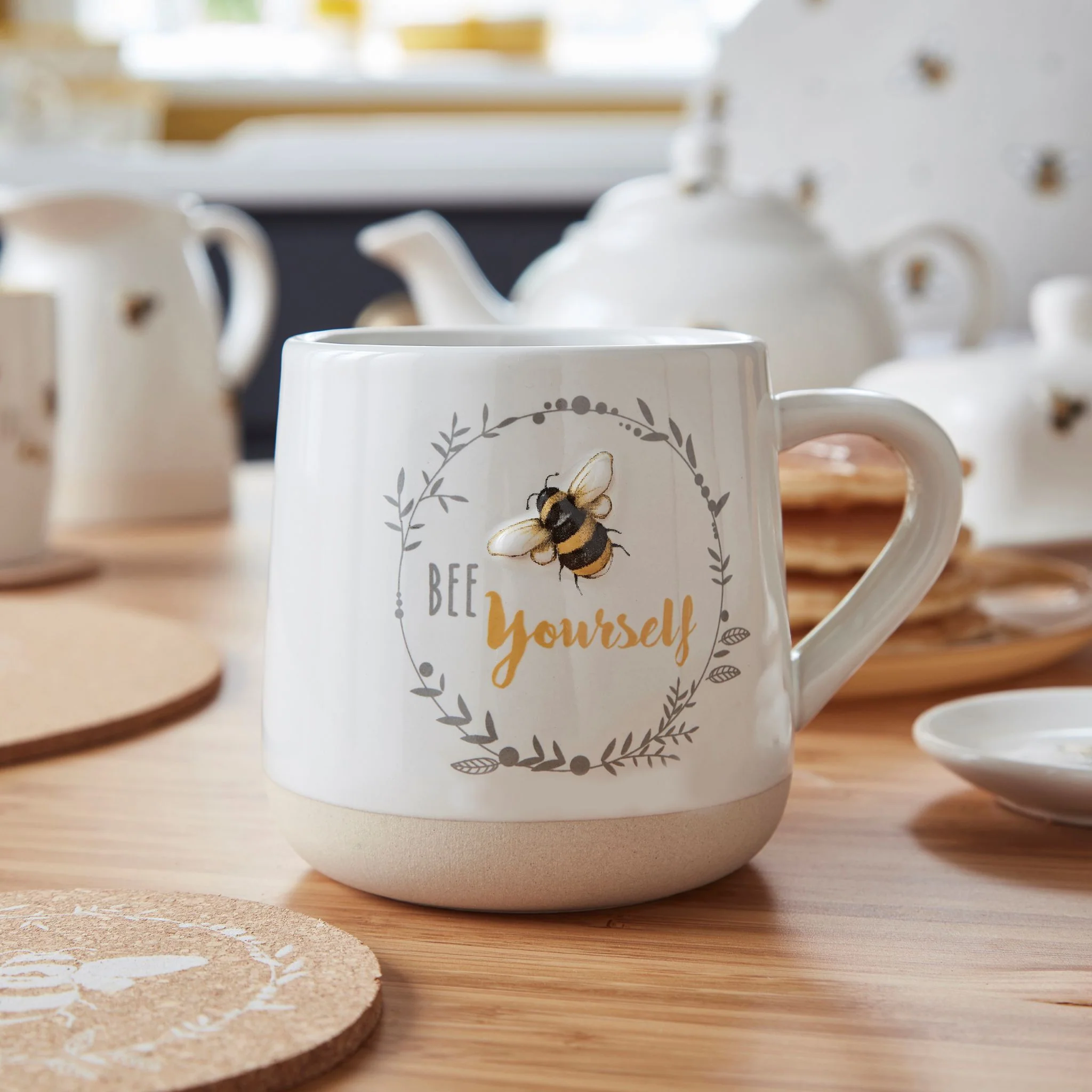 Bumble Bees Bell Mug - Bumble Bees Bell Mug