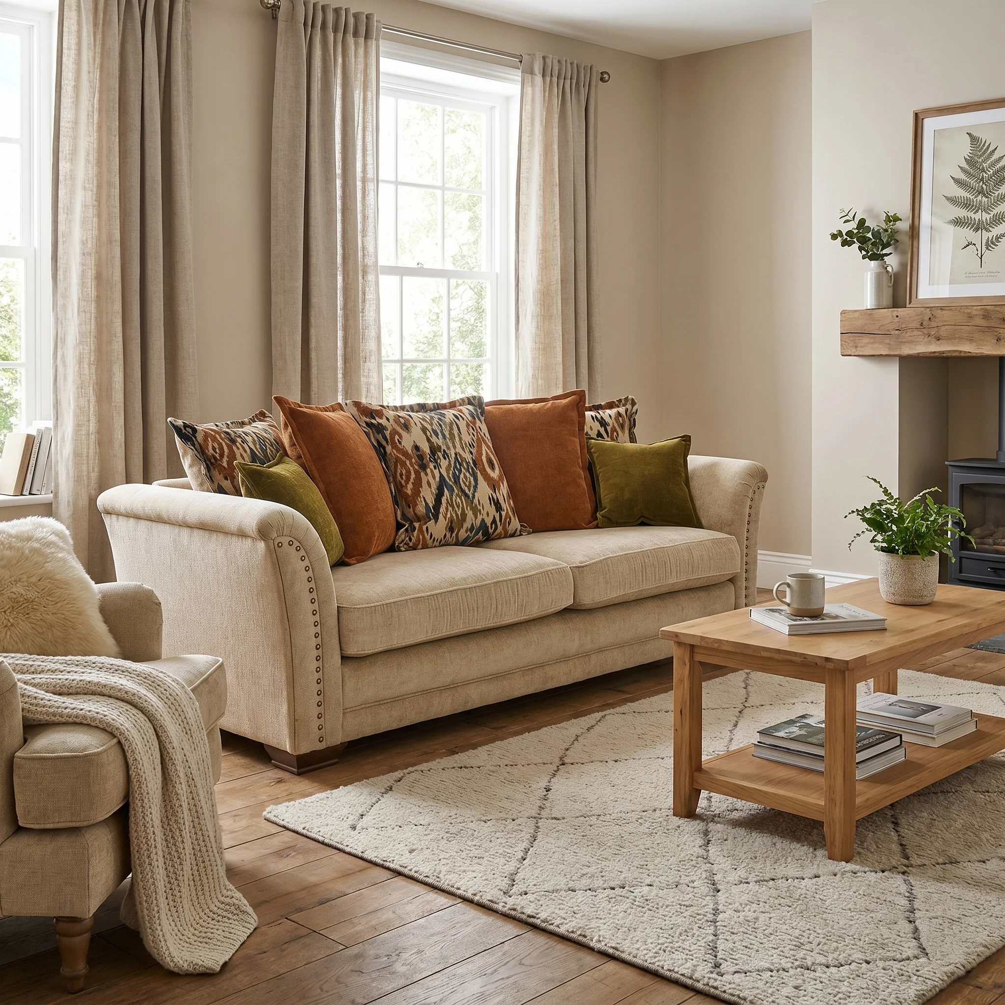 Burton 4 Seater Sofa - Grand Sofa Grade D - Image 2