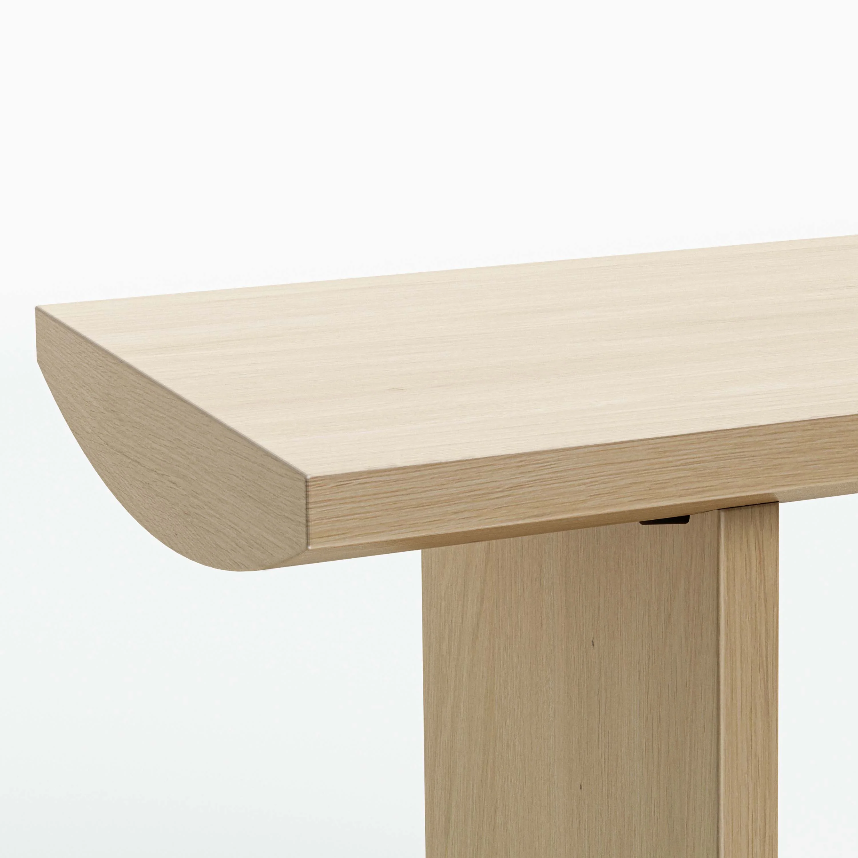 Camden Console Table - Console Table Light Oak - Image 4