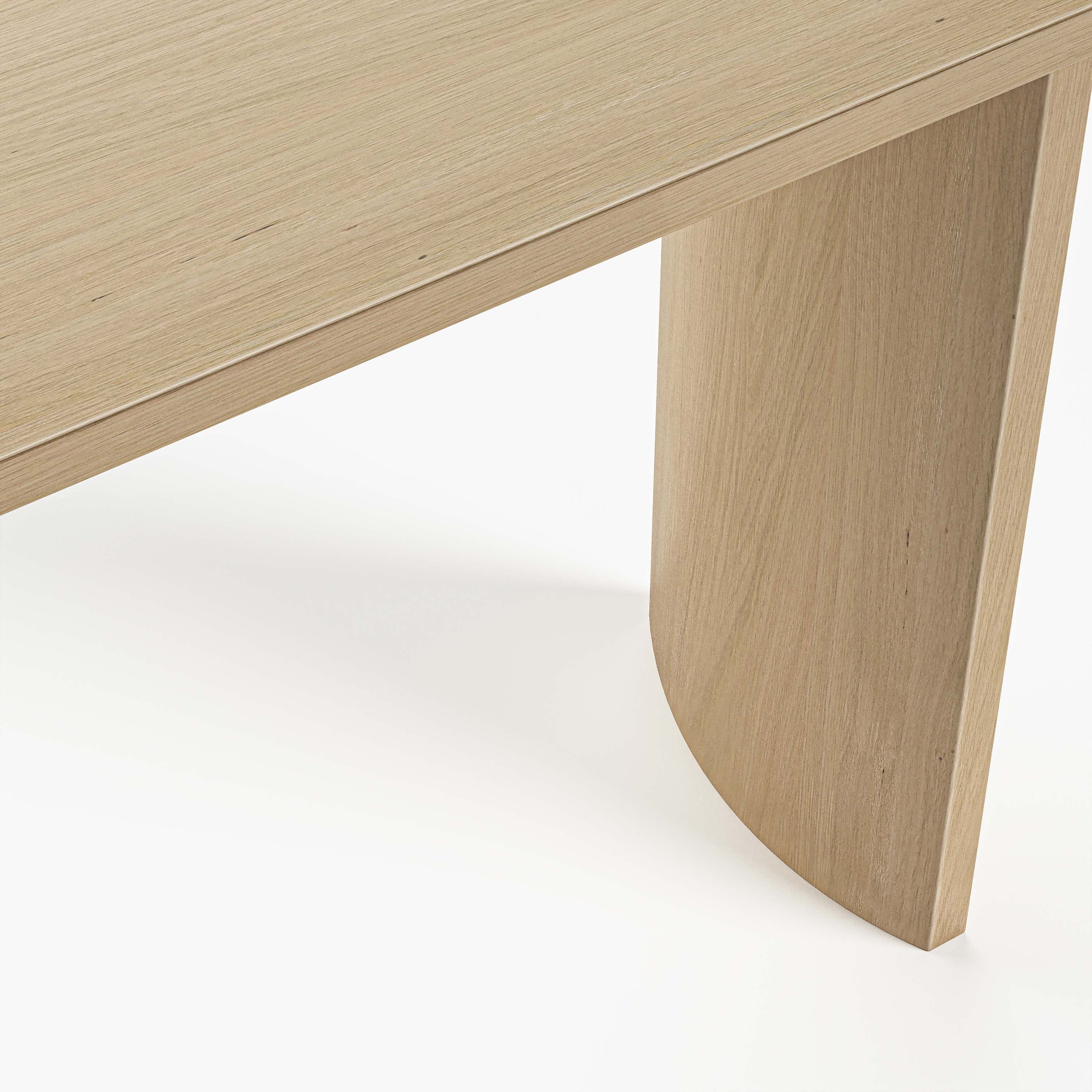 Camden Console Table - Console Table Light Oak - Image 6