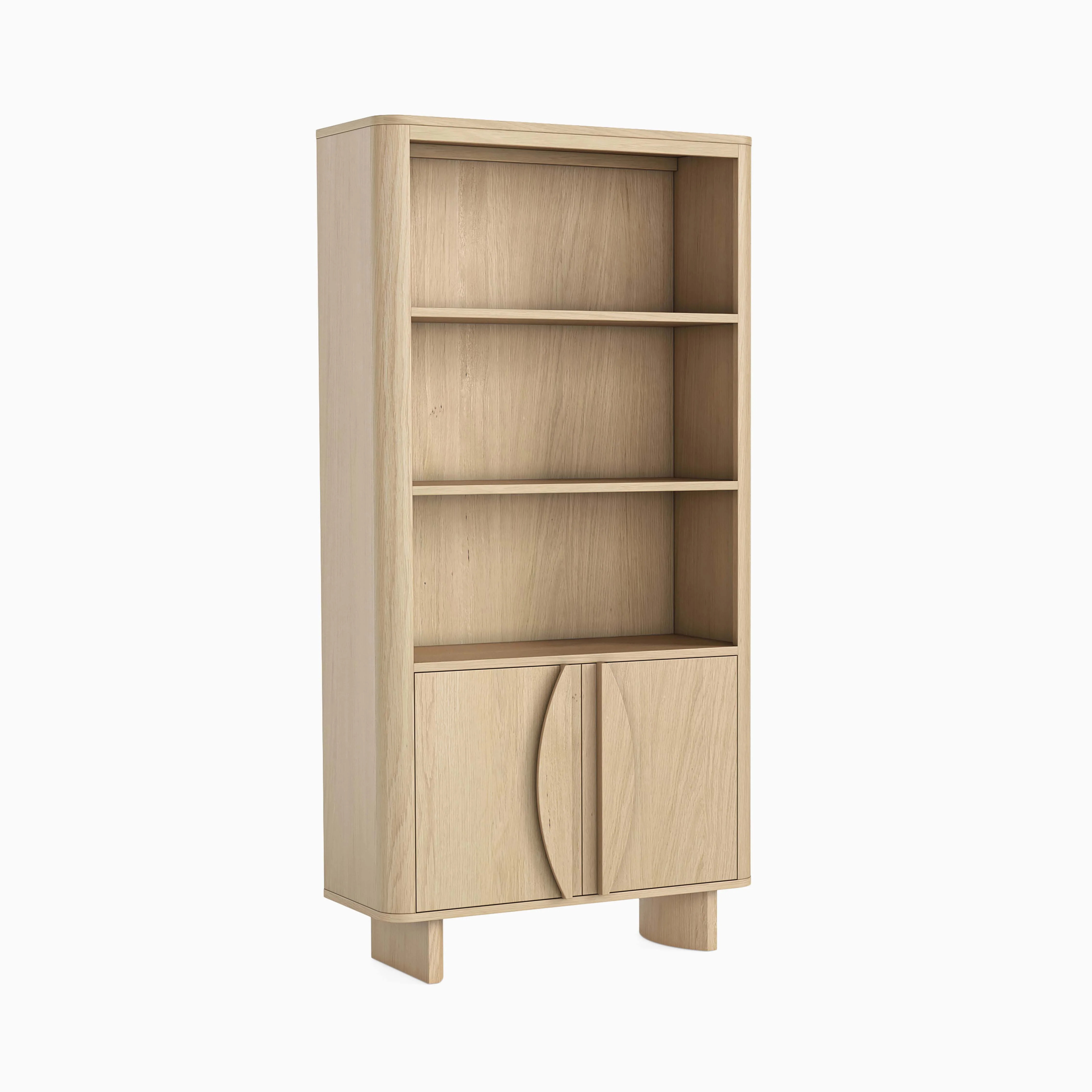 Camden Display Cabinet - Display Cabinet Light Oak - Image 3