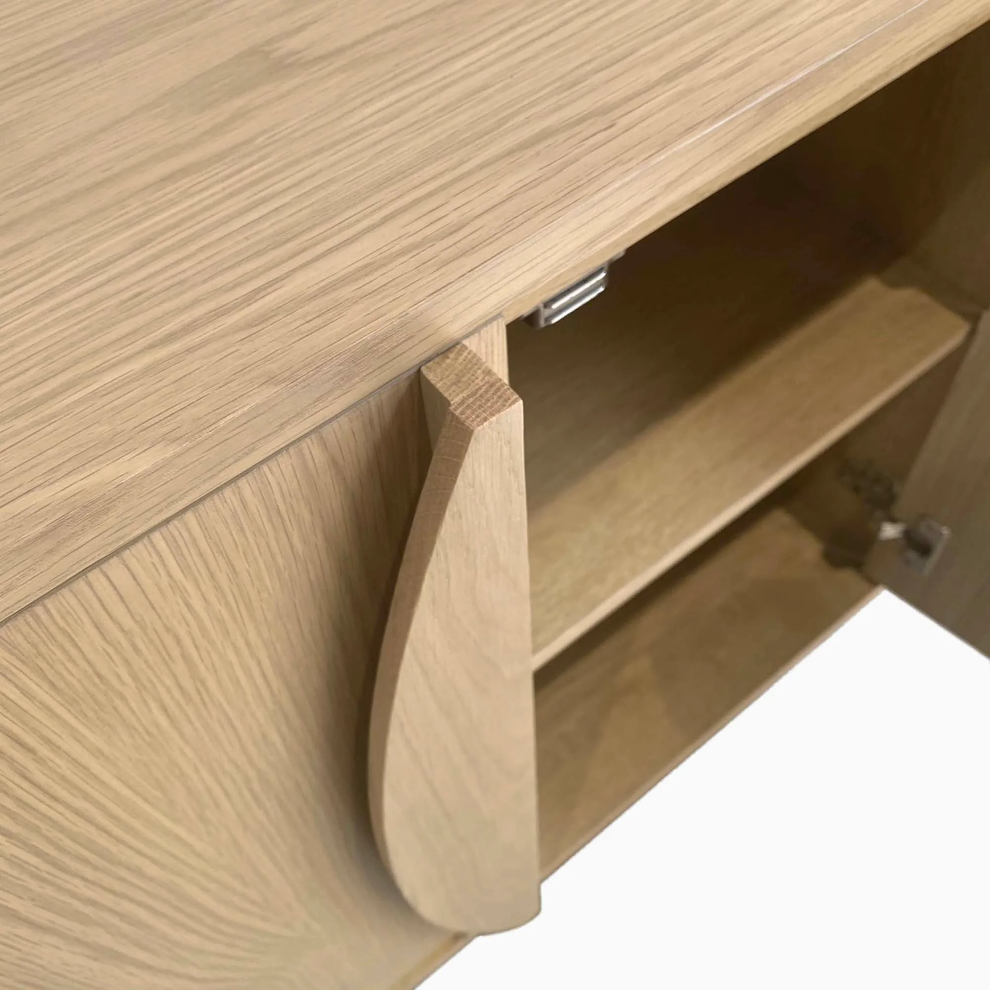 Camden Large Sideboard - Large Sideboard Light Oak - Image 9