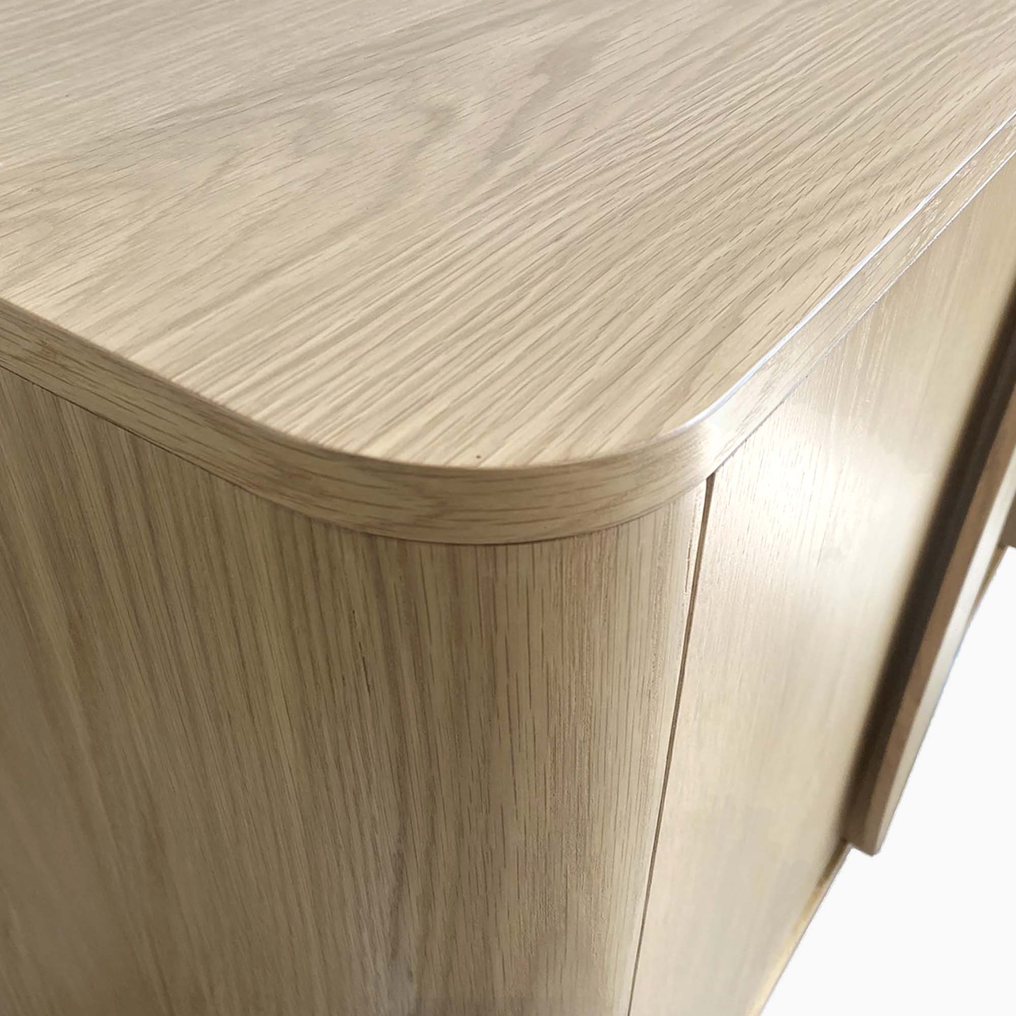 Camden Large TV Unit - Large Media Unit Light Oak - Image 5