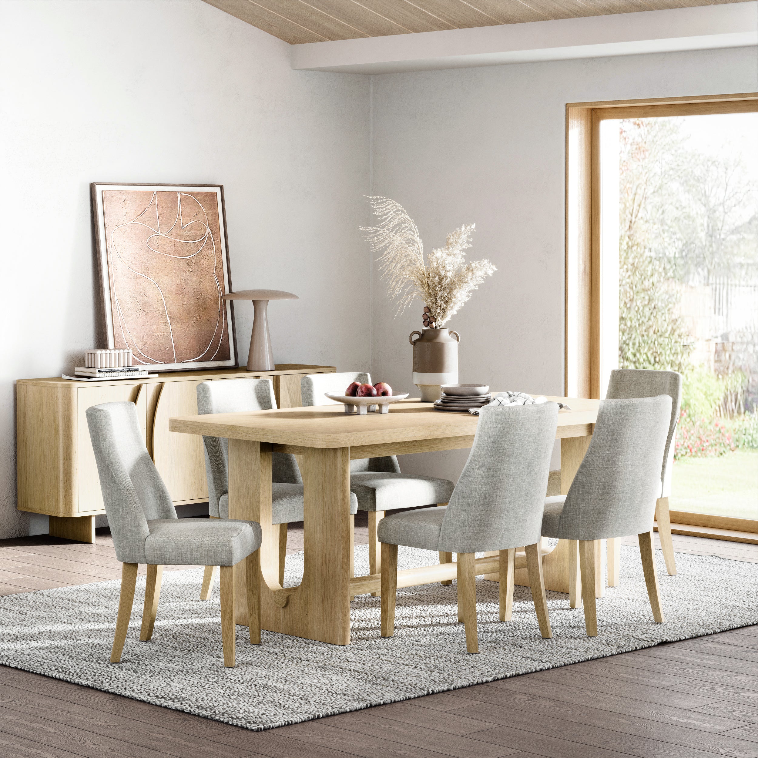 Camden Small Extending Dining Table - Small Extending Dining Table Light Oak - Image 2