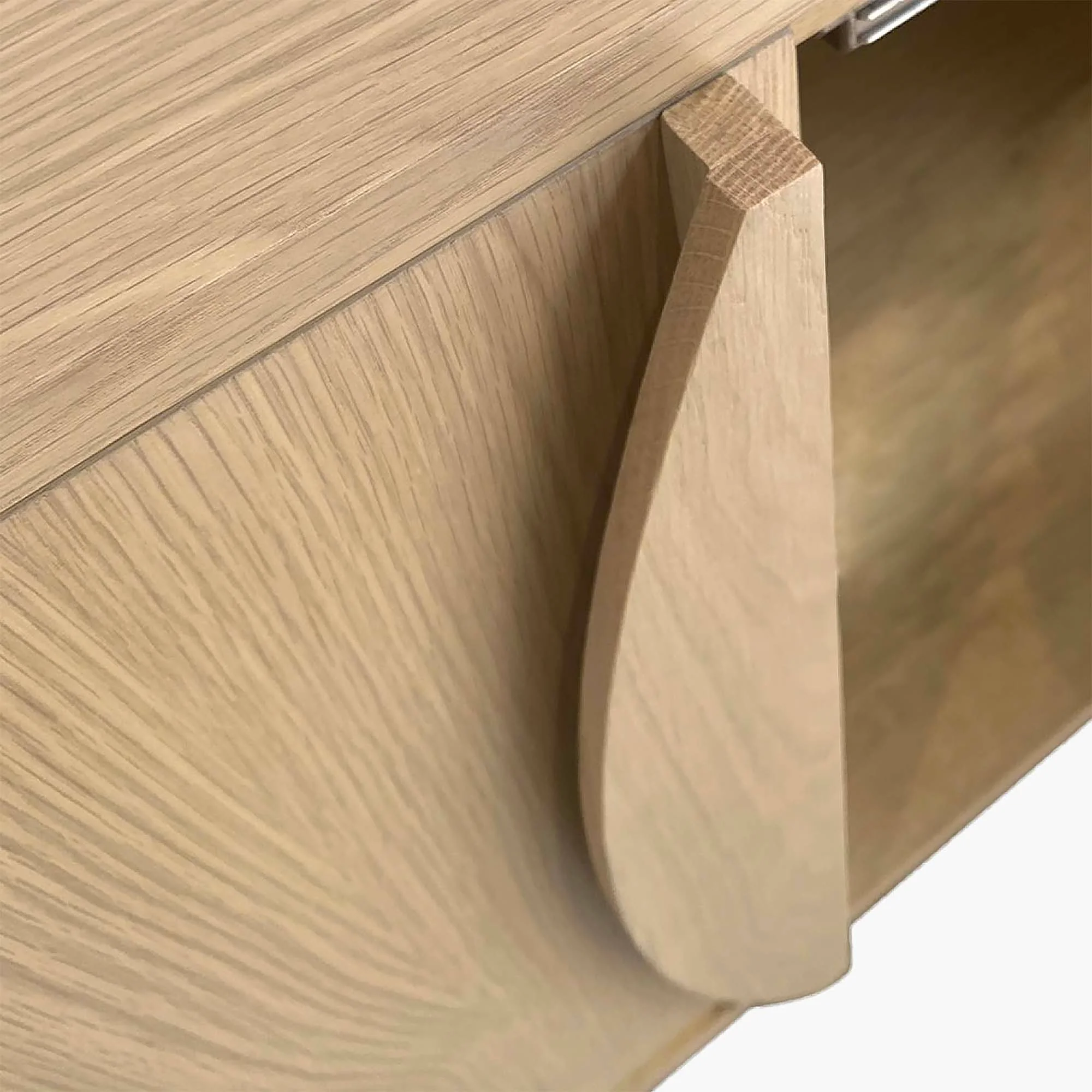 Camden TV Unit - Media Unit Light Oak - Image 8