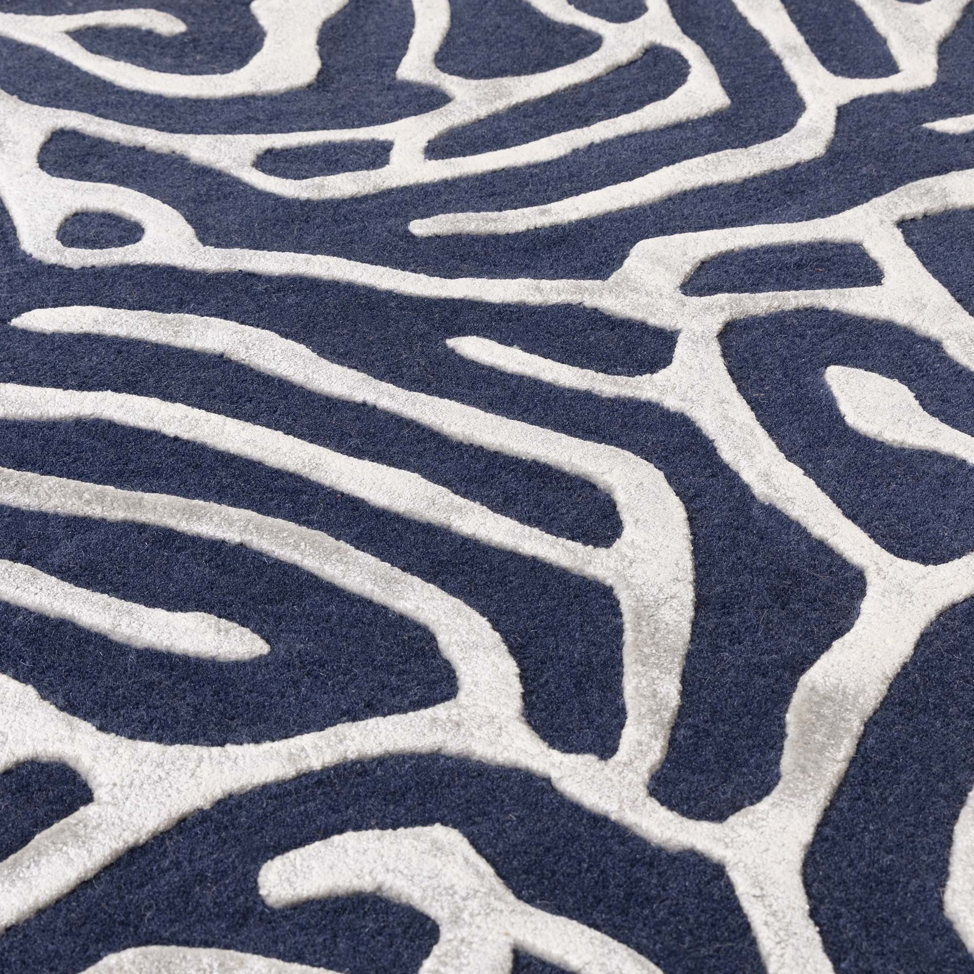 Camilla Blue Rug - Blue - 200cm x 300cm - Image 3