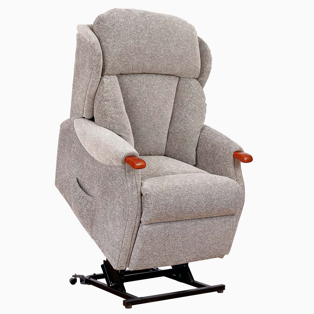 Canterbury Standard Lift & Tilt Recliner Armchair - Standard Single Motor Lift & Tilt Recliner Fabric - Power Recliner with USB - Image 10