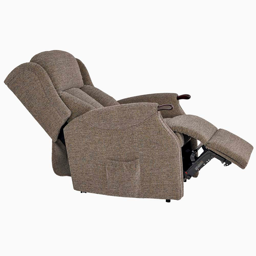 Canterbury Standard Lift & Tilt Recliner Armchair - Standard Single Motor Lift & Tilt Recliner Fabric - Power Recliner with USB - Image 7