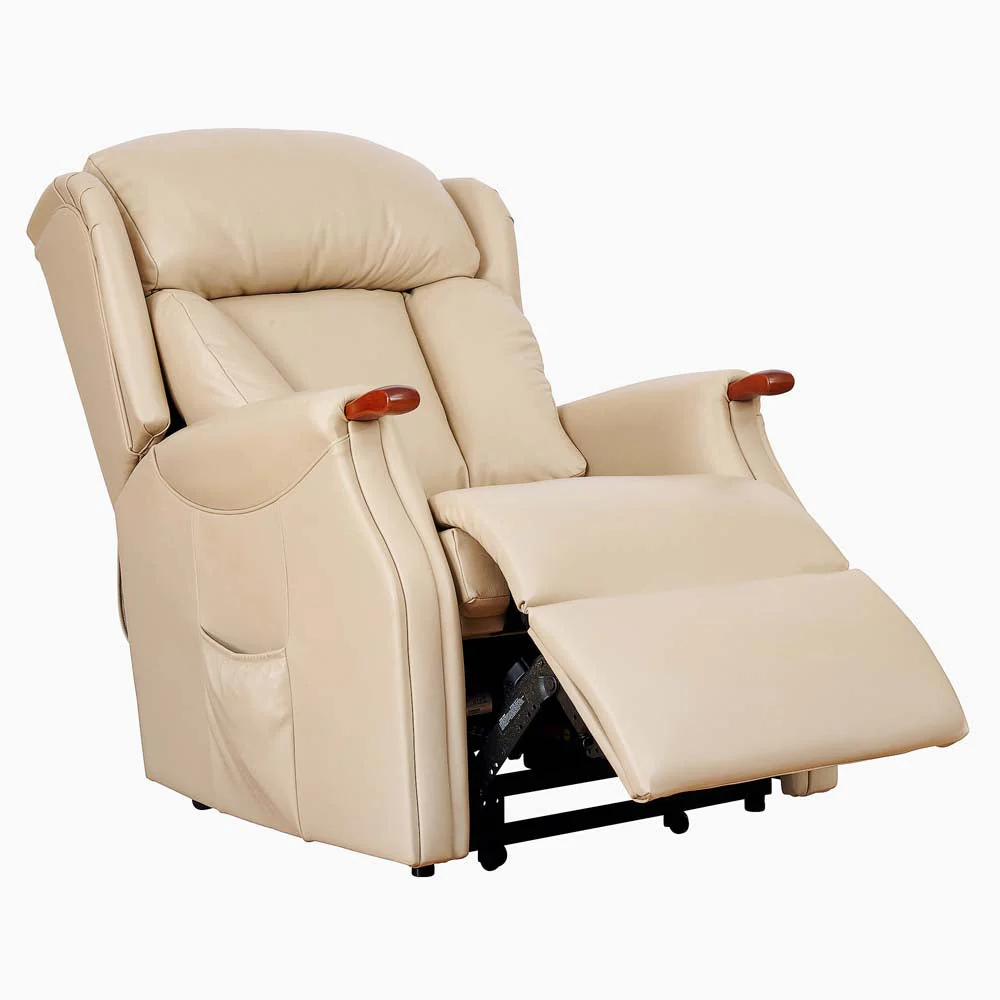 Canterbury Standard Lift & Tilt Recliner Armchair - Standard Single Motor Lift & Tilt Recliner Leather - Power Recliner with USB - Image 11