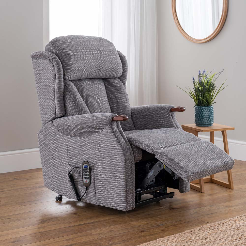 Canterbury Standard Lift & Tilt Recliner Armchair - Standard Single Motor Lift & Tilt Recliner Leather - Power Recliner with USB - Image 14
