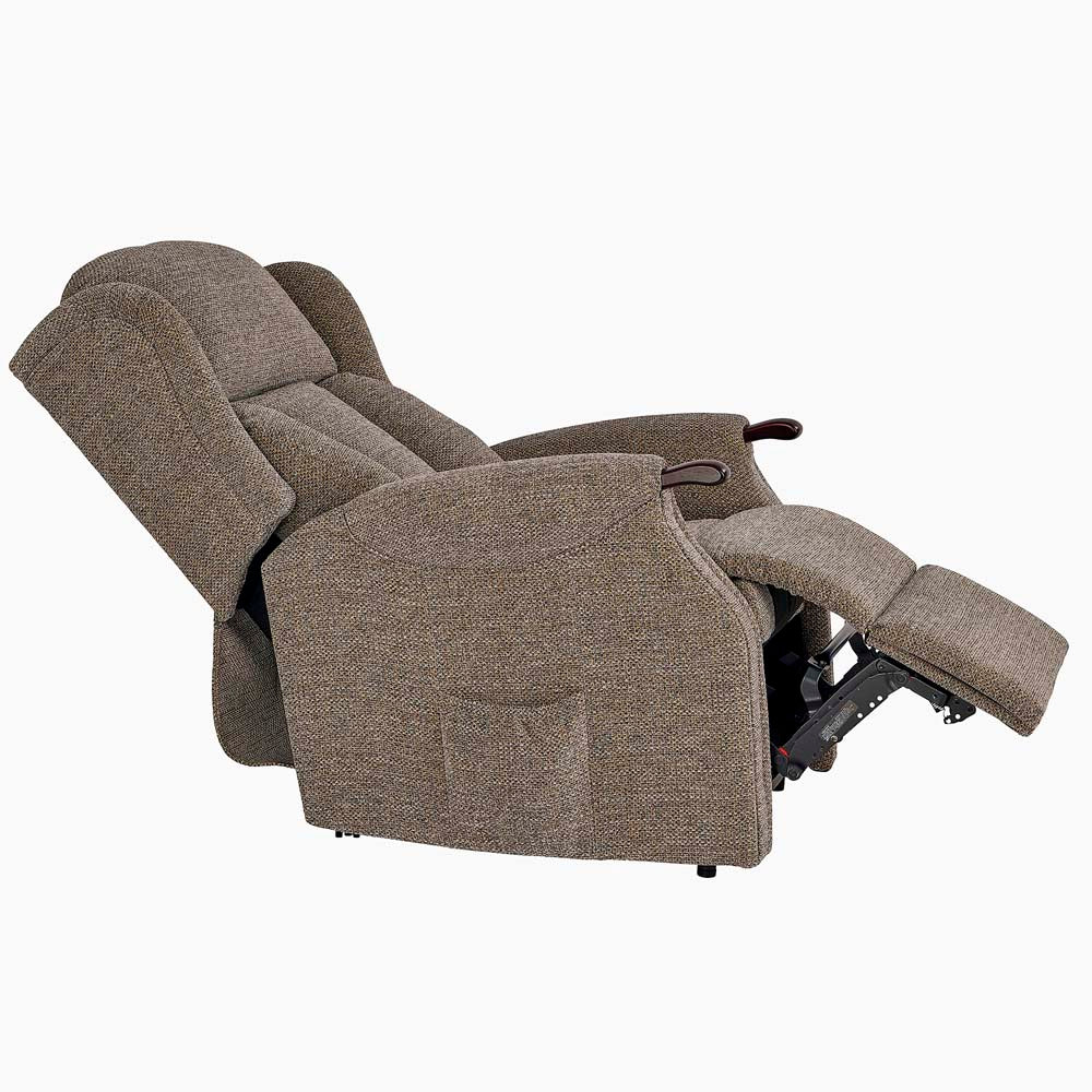 Canterbury Standard Lift & Tilt Recliner Armchair - Standard Single Motor Lift & Tilt Recliner Leather - Power Recliner with USB - Image 6