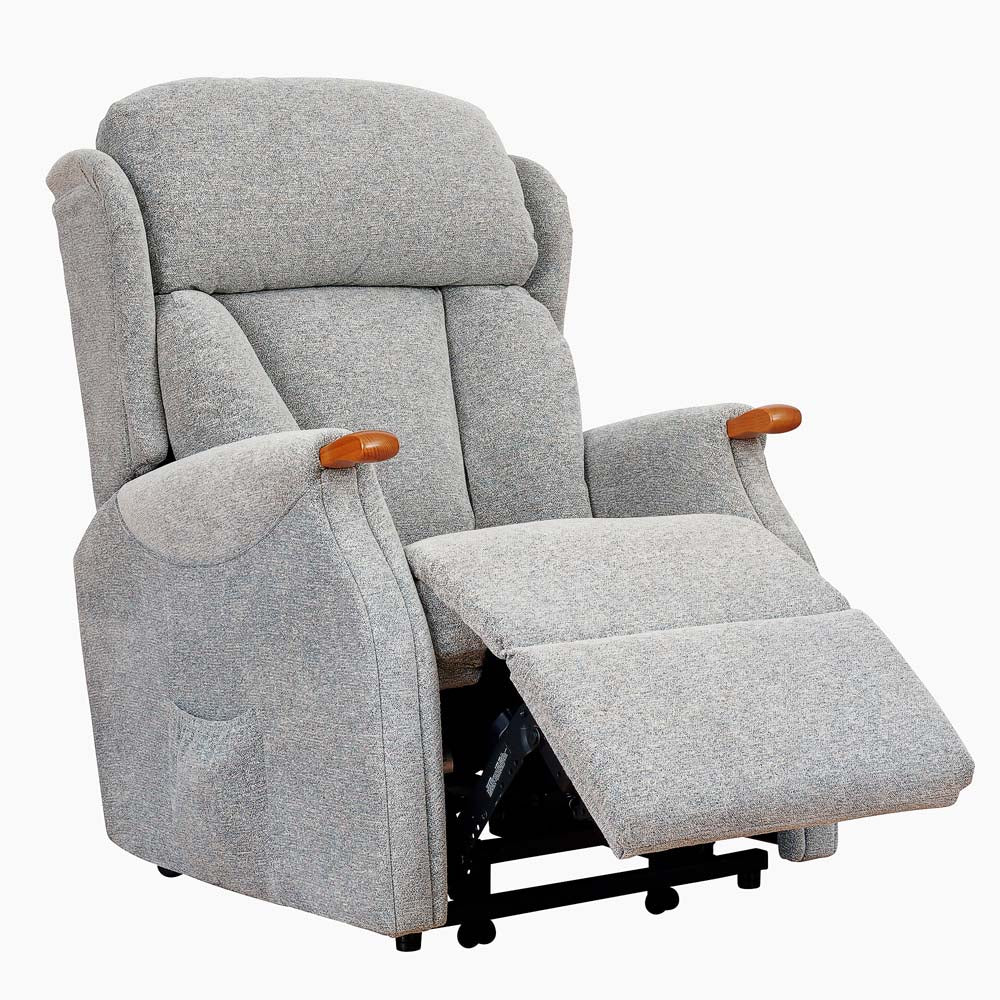 Canterbury Standard Lift & Tilt Recliner Armchair - Standard Single Motor Lift & Tilt Recliner Leather - Power Recliner with USB - Image 9