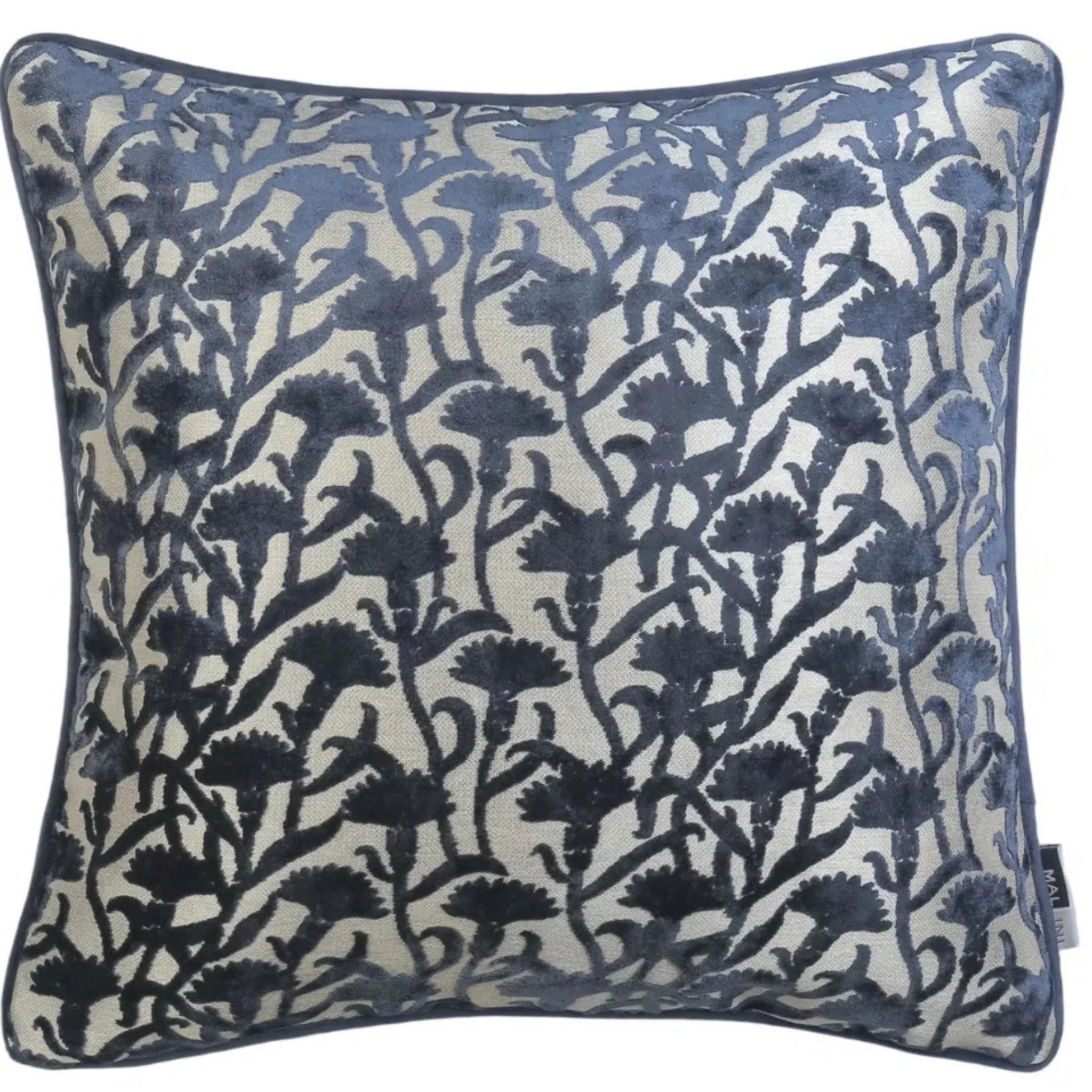 Cassia Navy Cushion - Cassia Navy Cushion 50CM