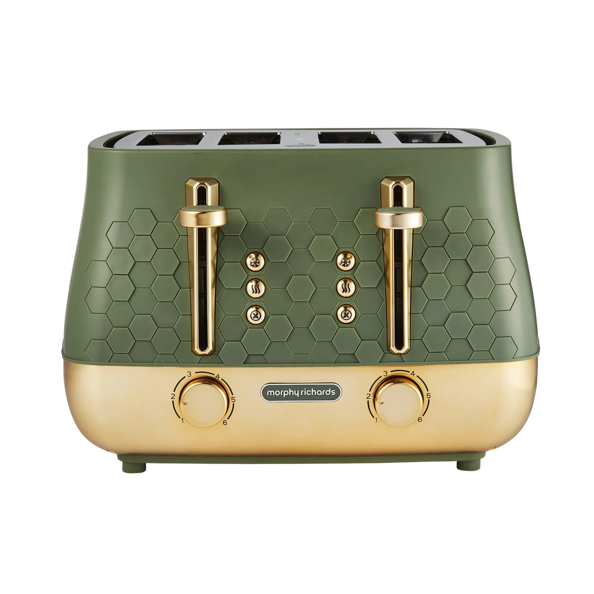 Morphy Richards Cassini 4 Slice Toaster Green - Cassini 4 Slice Toaster Green