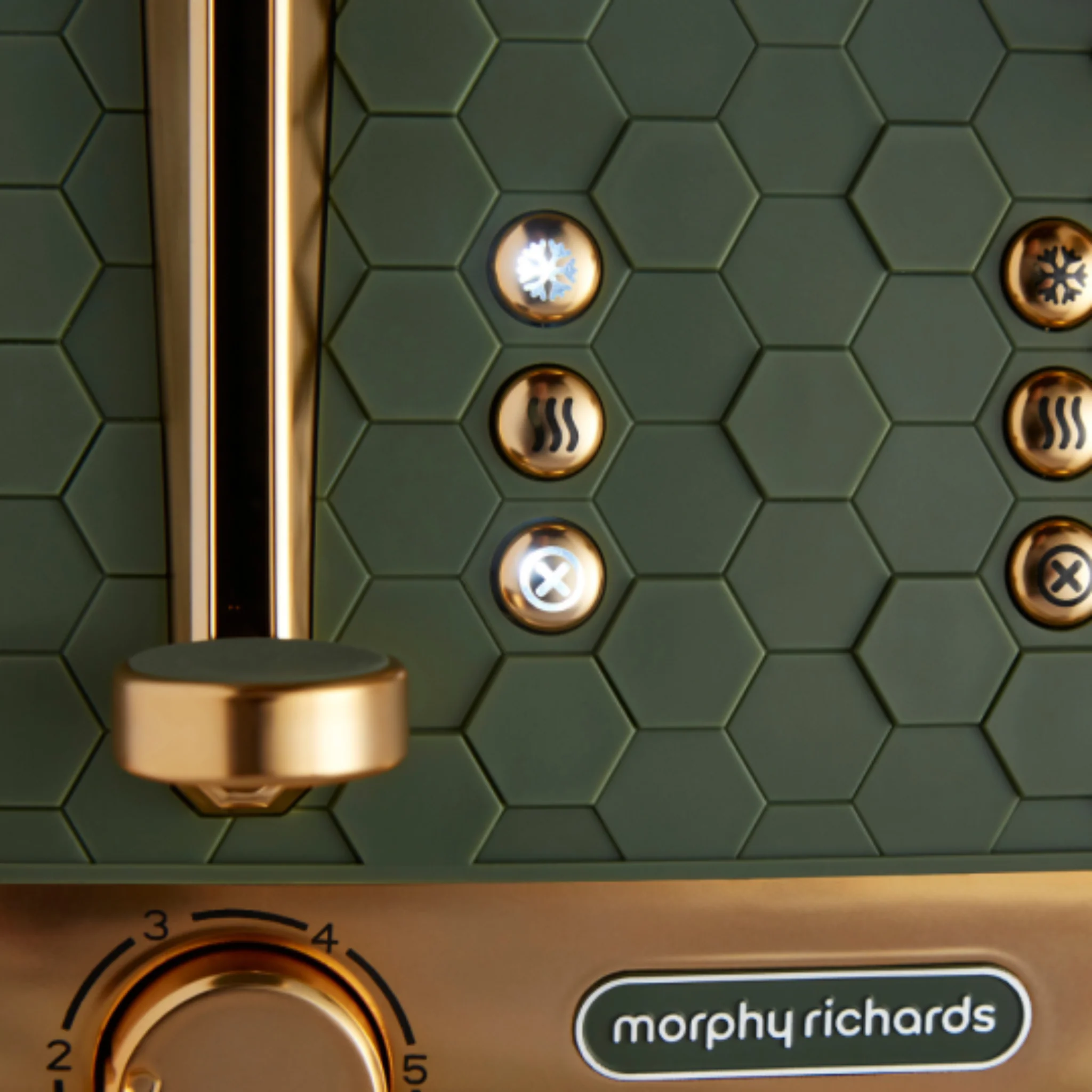 Morphy Richards Cassini 4 Slice Toaster Green - Cassini 4 Slice Toaster Green - Image 4