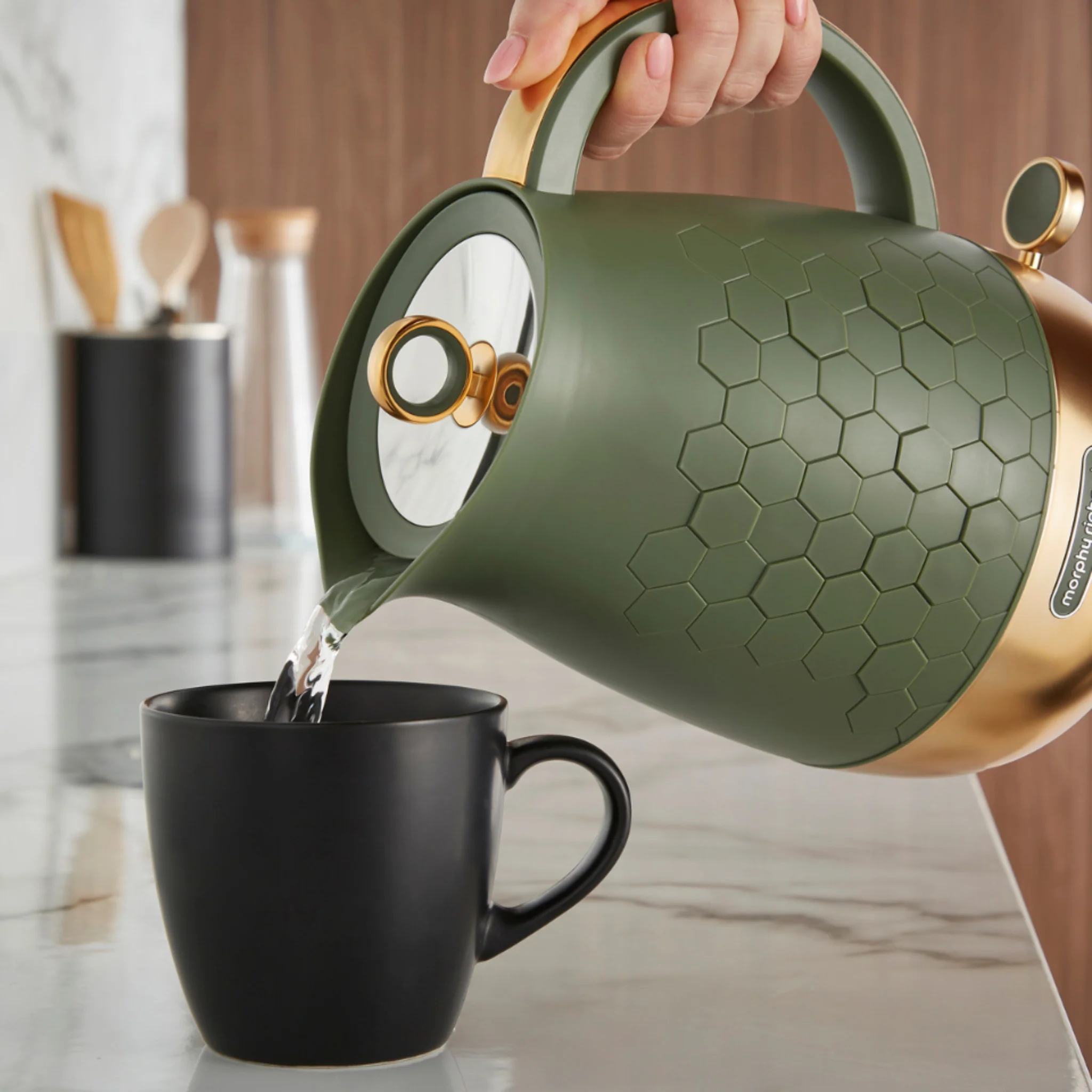 Morphy Richards Cassini Jug Kettle Green - Cassini Jug Kettle Green - Image 3