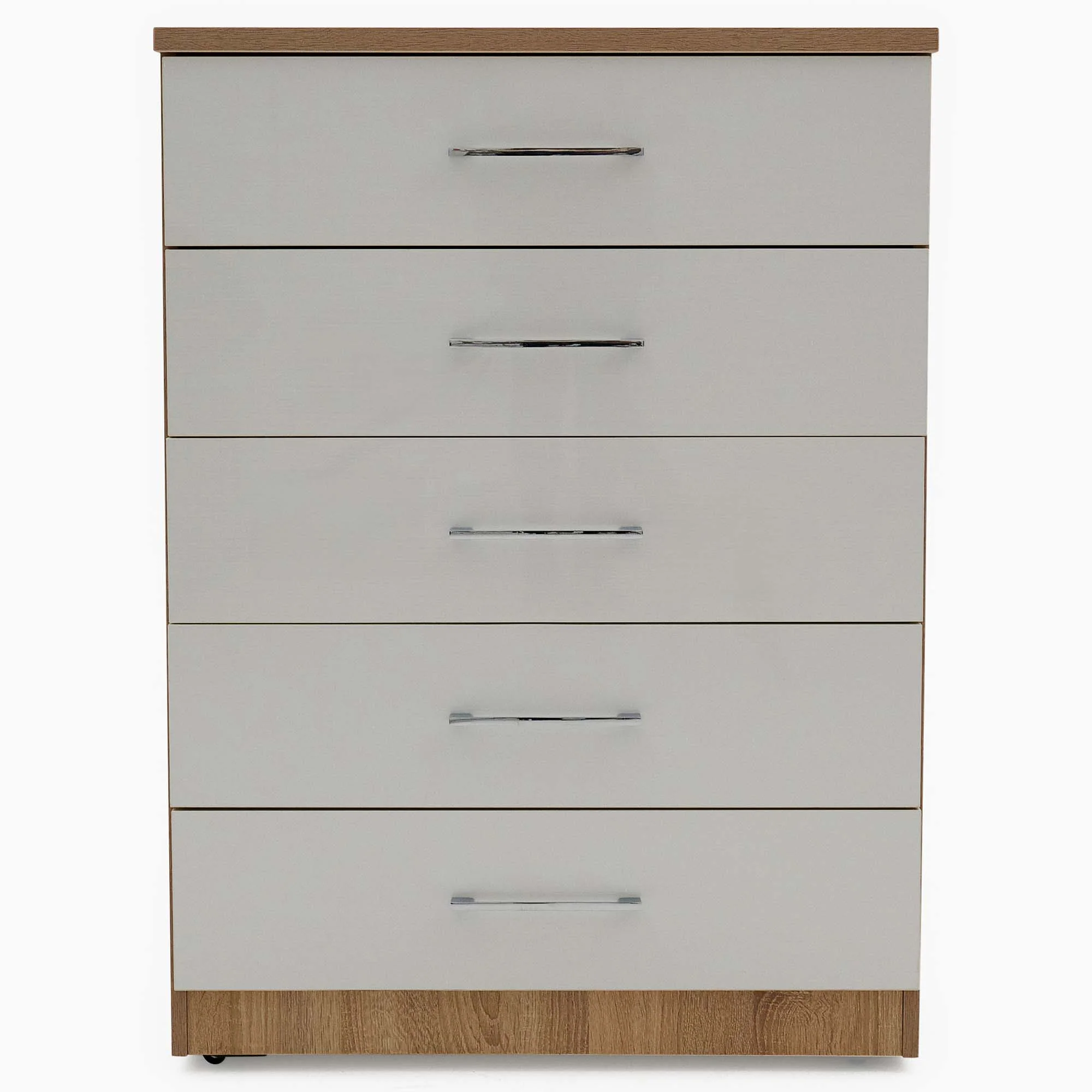 Catania Gloss 5 Drawer Cabinet - 5 Drawer Chest