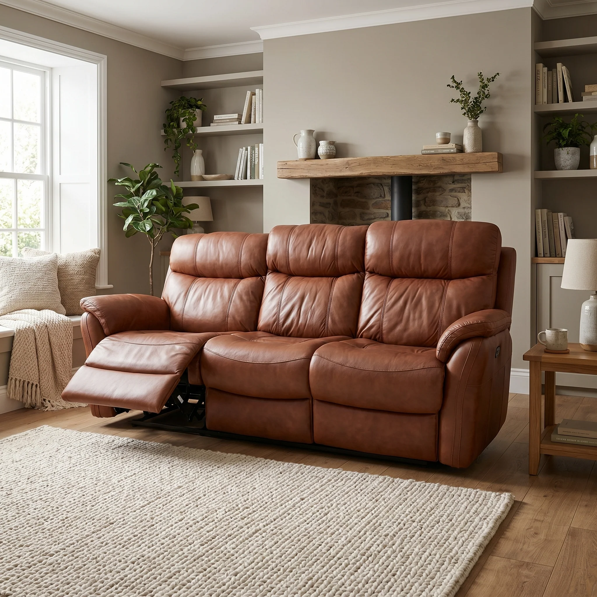 Cava 3 Seater Power Recliner - 3 Seater Sofa 2 Power Recliners Cat 25S - Power Recliner with USB - Image 2