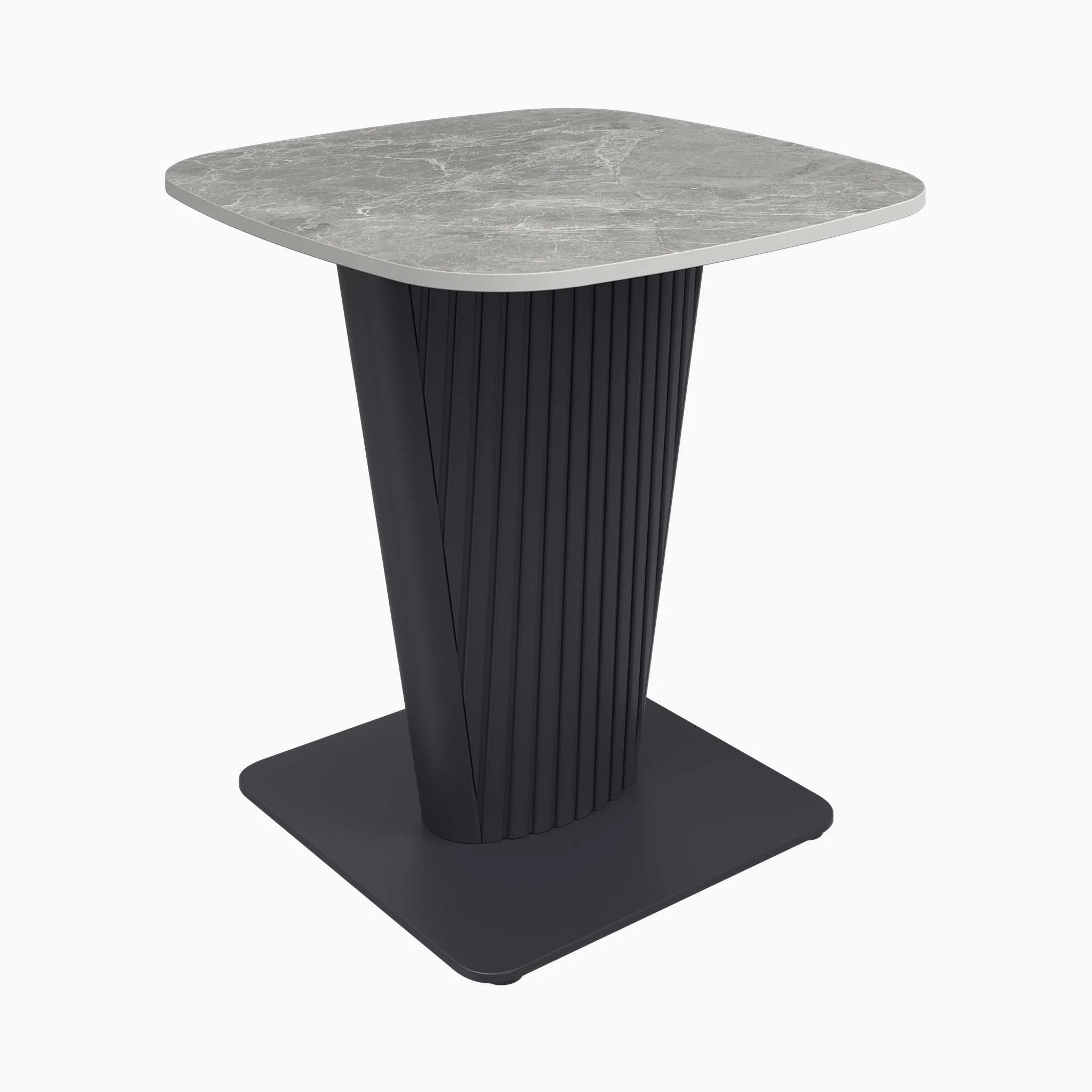 Celestia Side Table Light Grey - Side Table Light Grey Ceramic - Image 3
