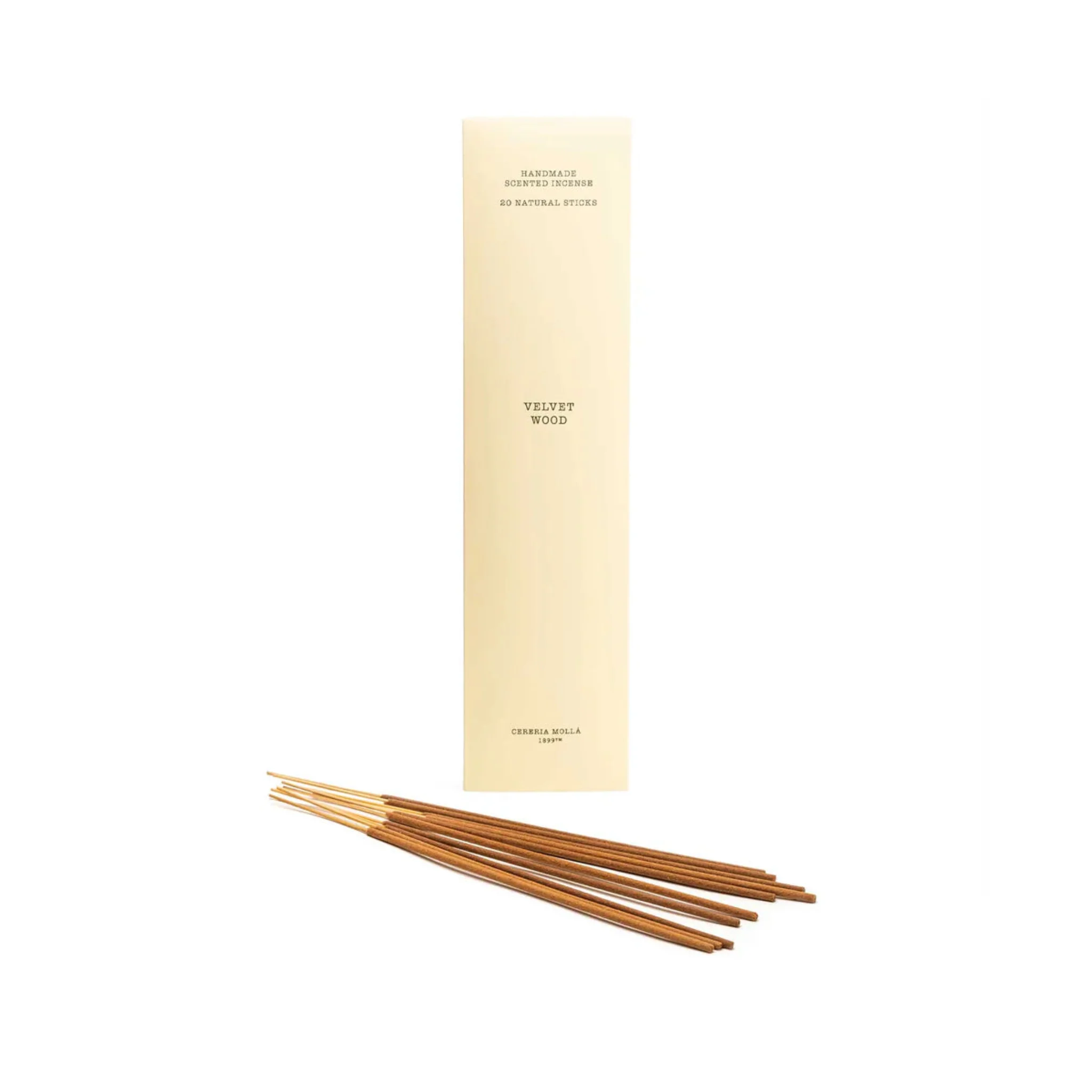 Cereria Molla Velvet Wood Incense Sticks - Velvet Wood 20pc Incense Sticks