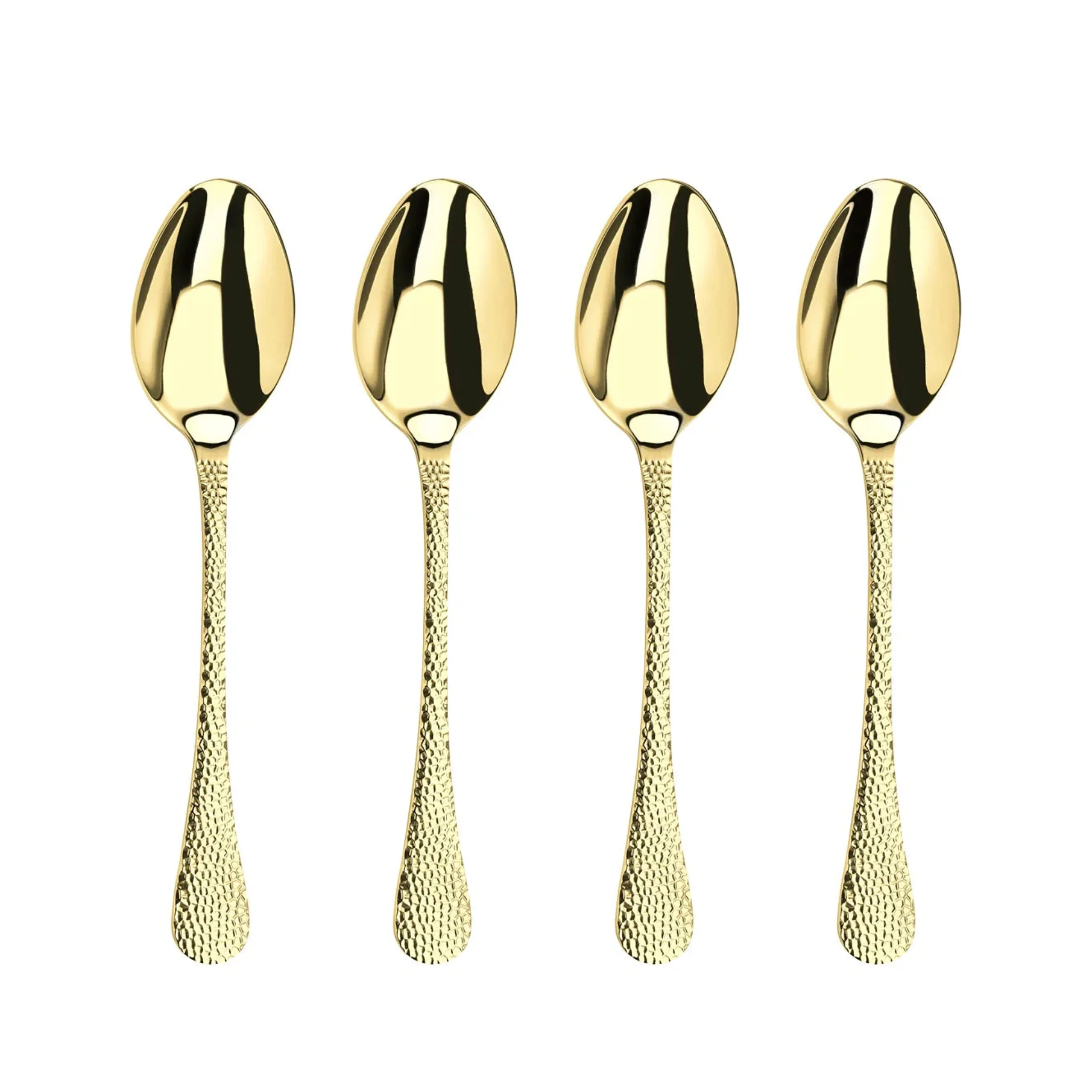 Champagne Avalon Set 4 Serving Spoons - Champagne Avalon Set 4 Serving Spoons