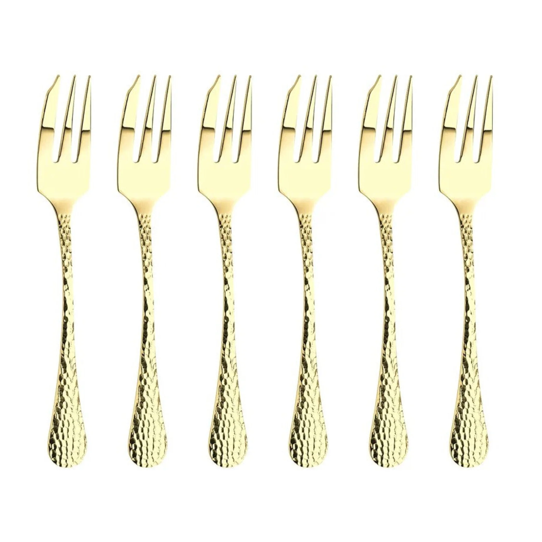 Champagne Avalon Set 6 Pastry Forks - Champagne Avalon Set 6 Pastry Forks