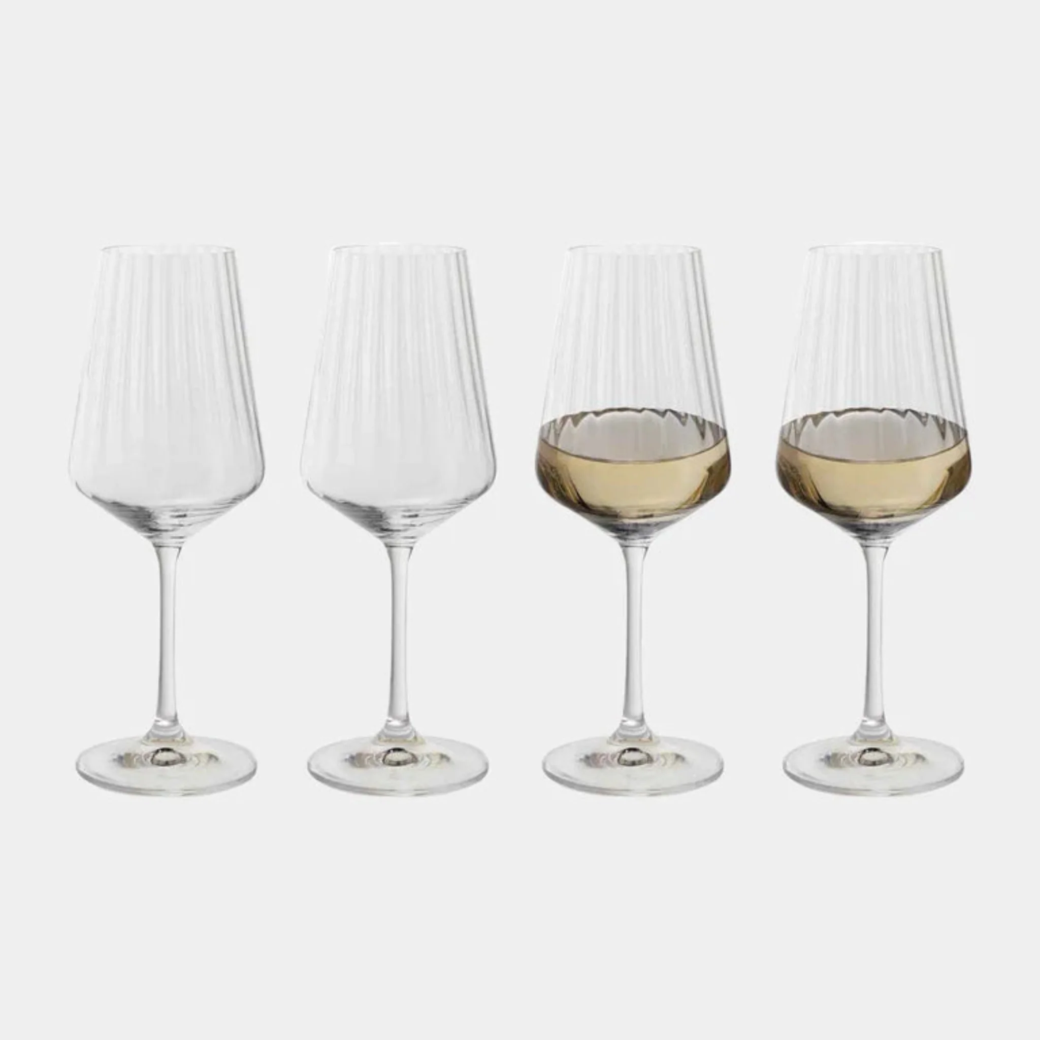 DISC Cheers! Optic White Wine Glass 4Pk - Image 3