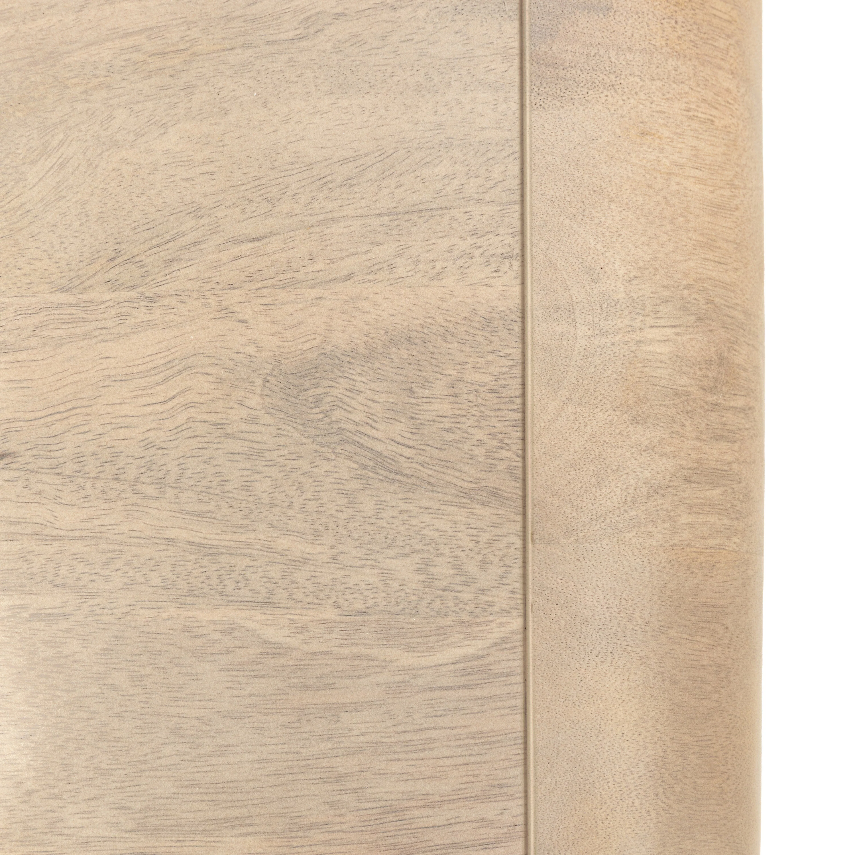 Colonna 3 Drawer Chest - 3 Drawer Chest Natural Mango Wood / Brass - Image 9