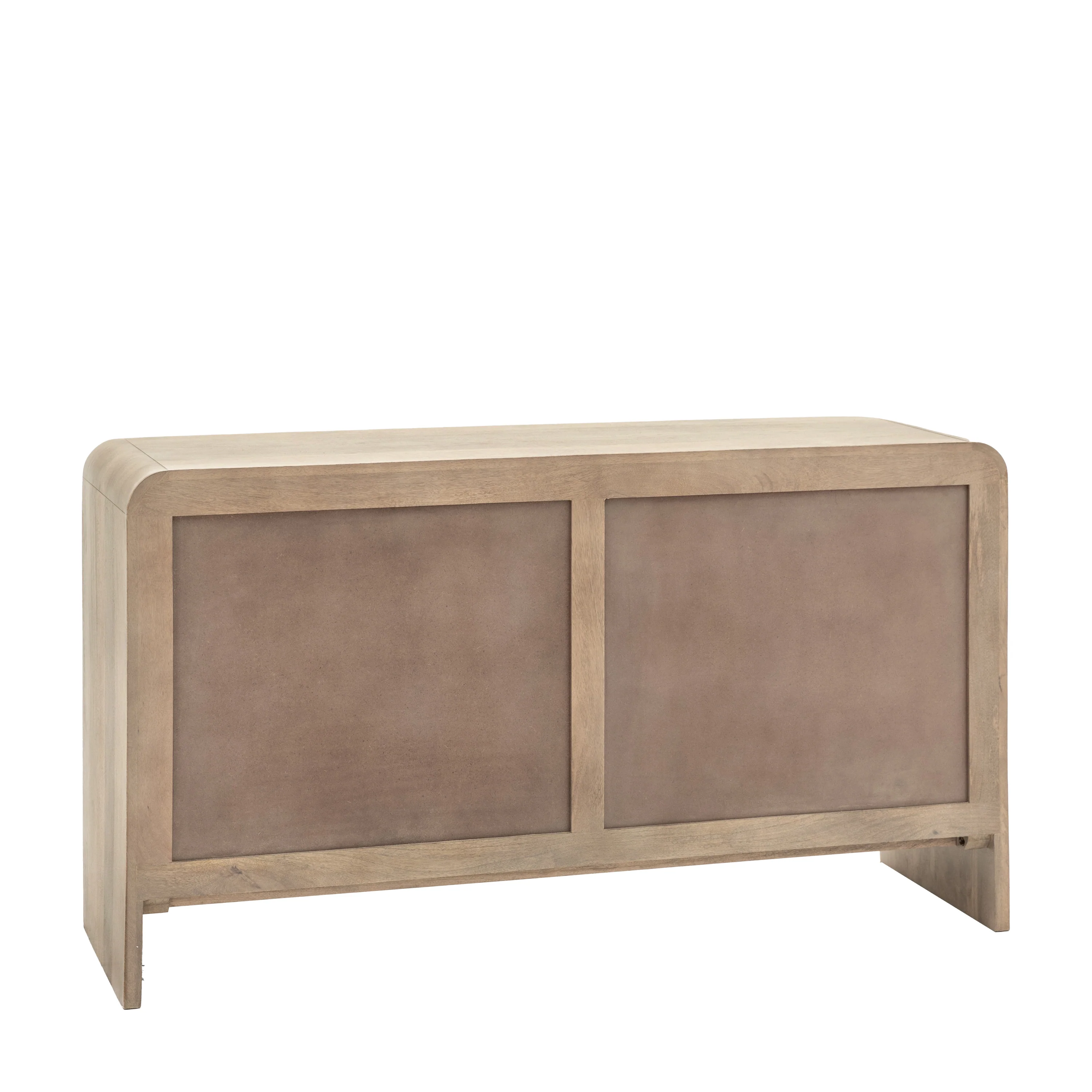 Colonna 6 Drawer Chest - 6 Drawer Chest Natural Mango Wood / Brass - Image 7