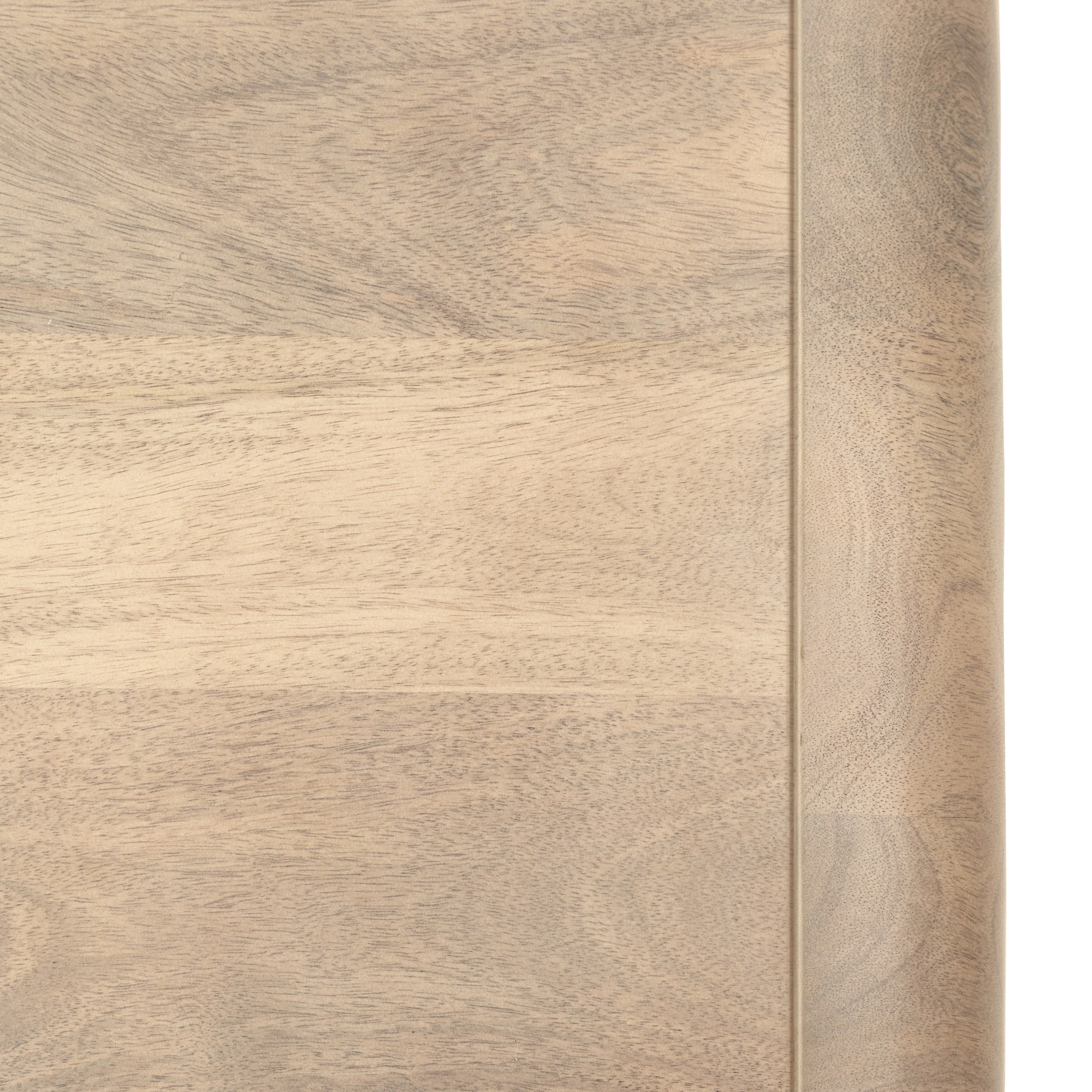 Colonna Bedside Table - 1 Drawer Bedside 45cm Natural Mango Wood / Brass - Image 9
