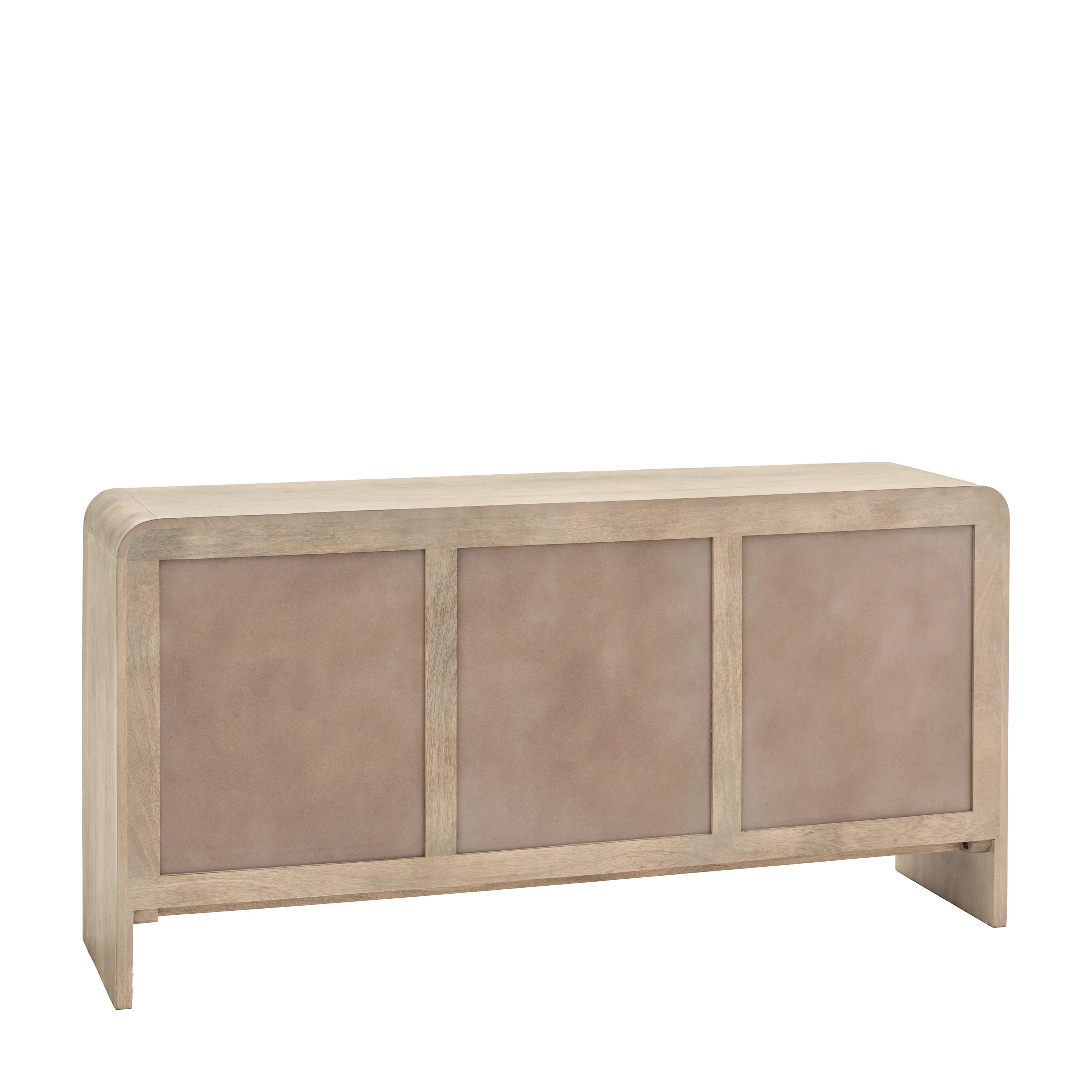 Colonna Sideboard - 3 Door Sideboard Natural Mango Wood / Brass - Image 7