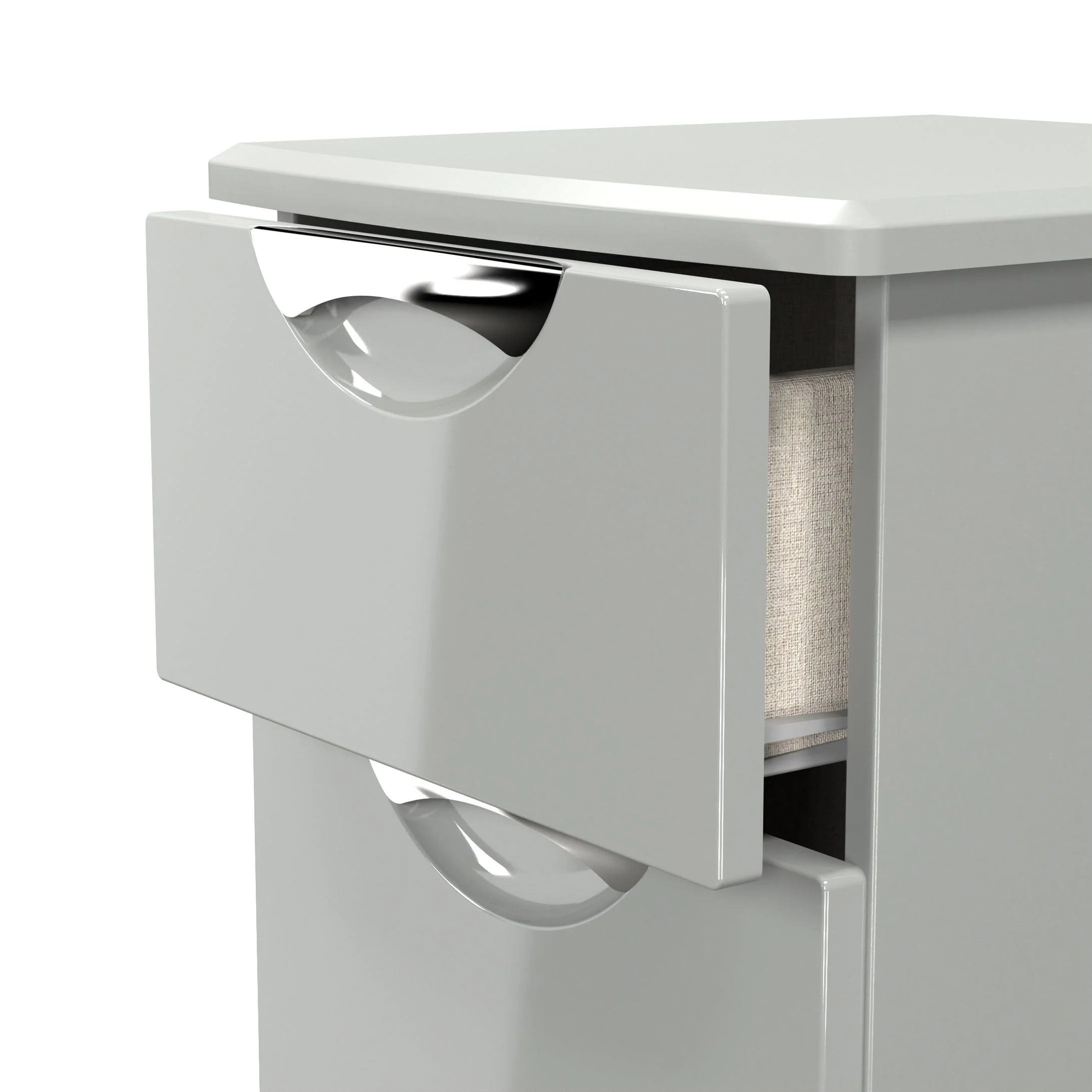 Colton 3 Drawer Bedside Cabinet - 3 Drawer Bedside Cabinet - Image 16