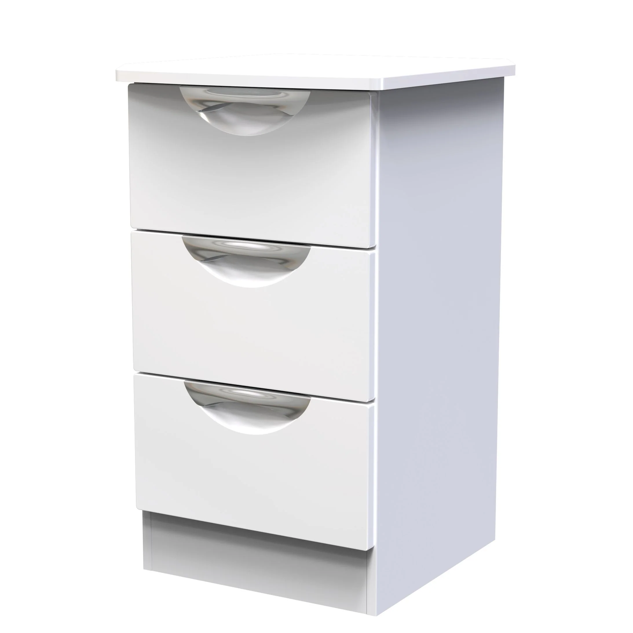 Colton 3 Drawer Bedside Cabinet - 3 Drawer Bedside Cabinet - Image 7