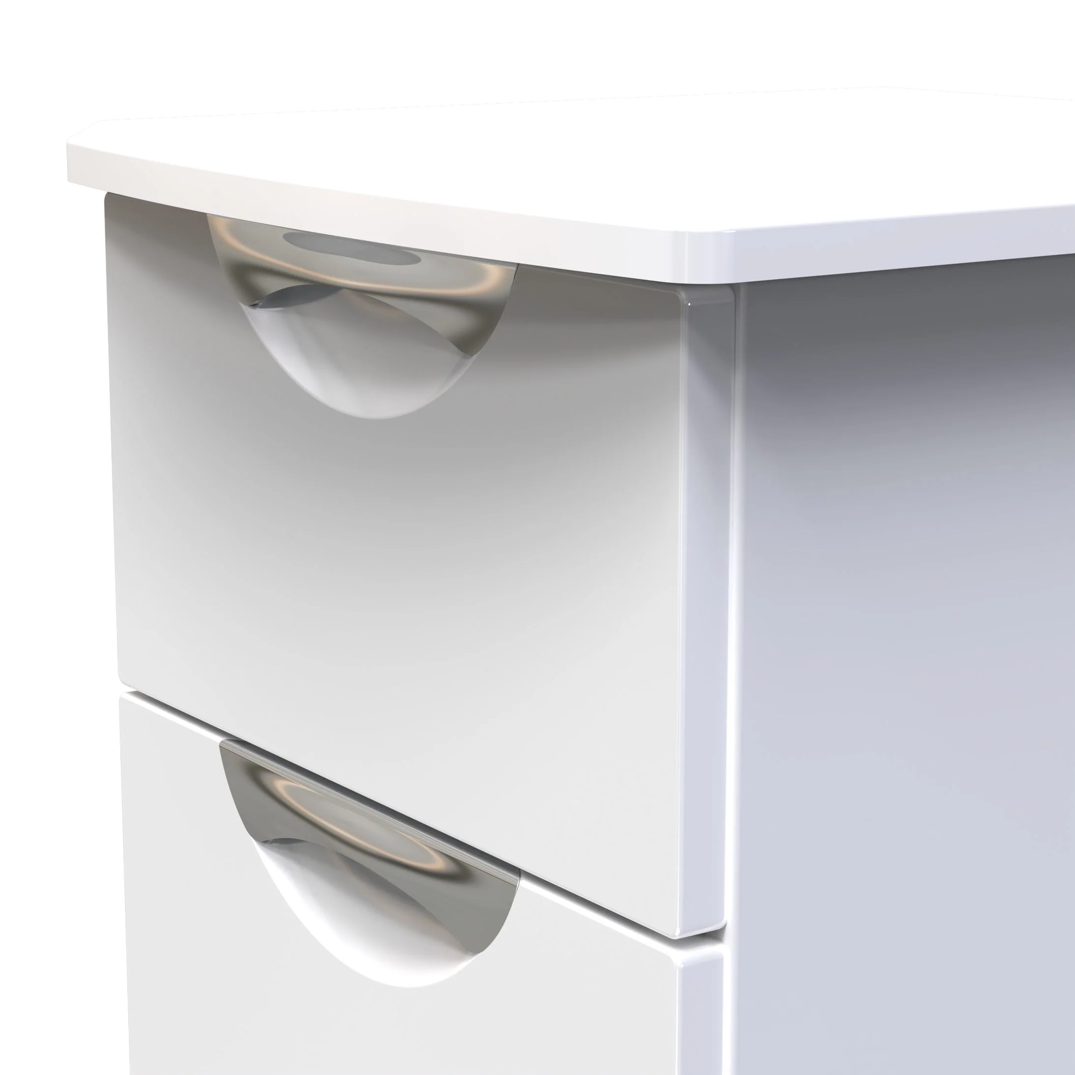 Colton 3 Drawer Bedside Cabinet - 3 Drawer Bedside Cabinet - Image 8