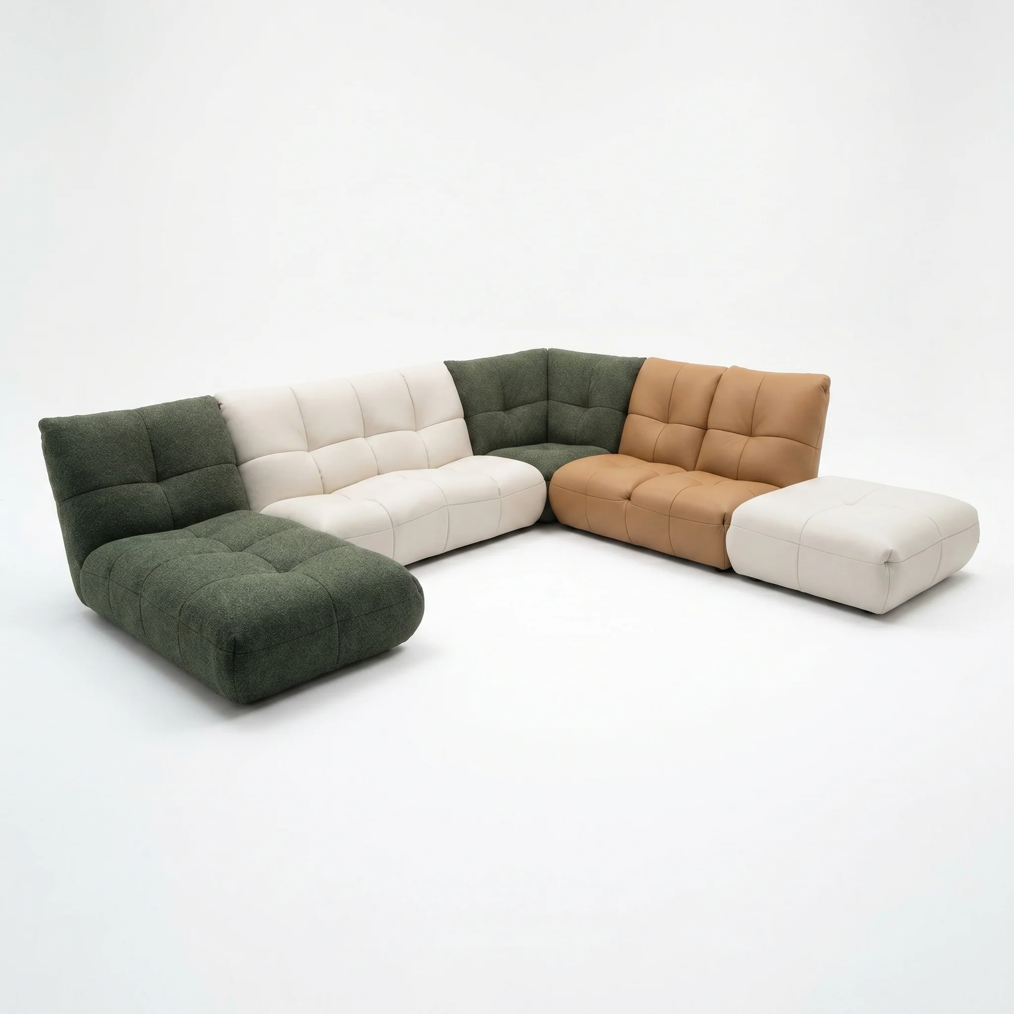 Comet Corner Sofa - Combination 1 - Corner Sofa Group Cat 20S + Fabric