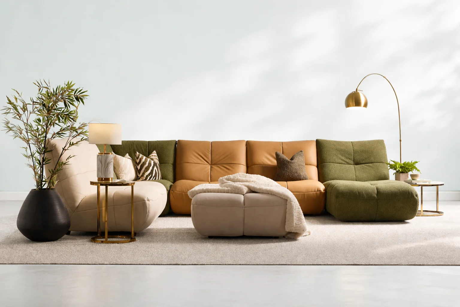 Comet Corner Sofa - Combination 1 - Corner Sofa Group Cat 20S + Fabric - Image 3