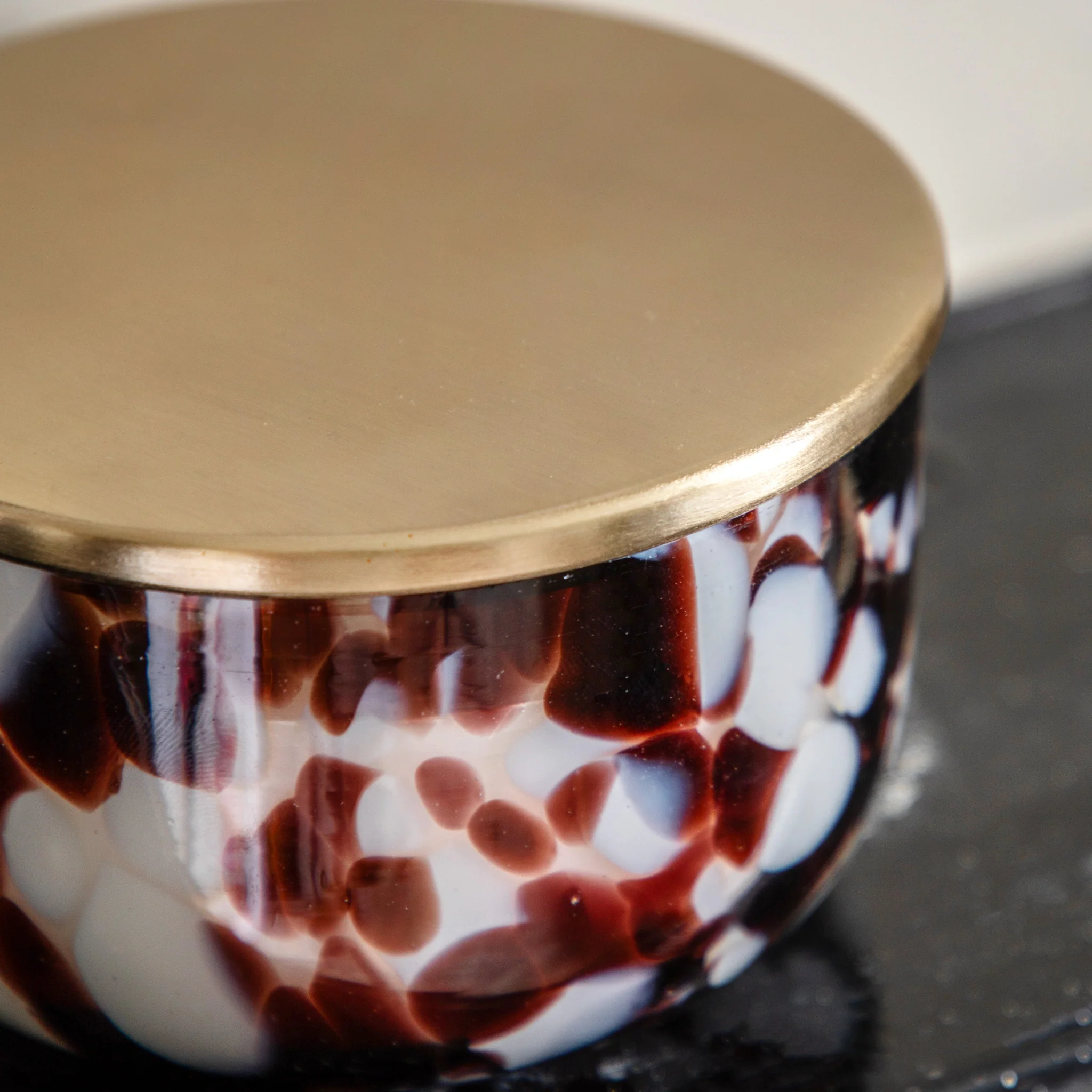 Confetti Candle Medium - Confetti Candle Brown Medium Peony Musk - Image 3