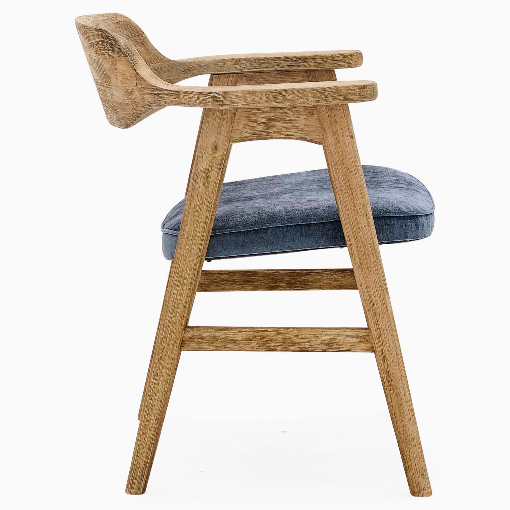 Coralia Dining Chair - Dining Chair Pewter - Image 4
