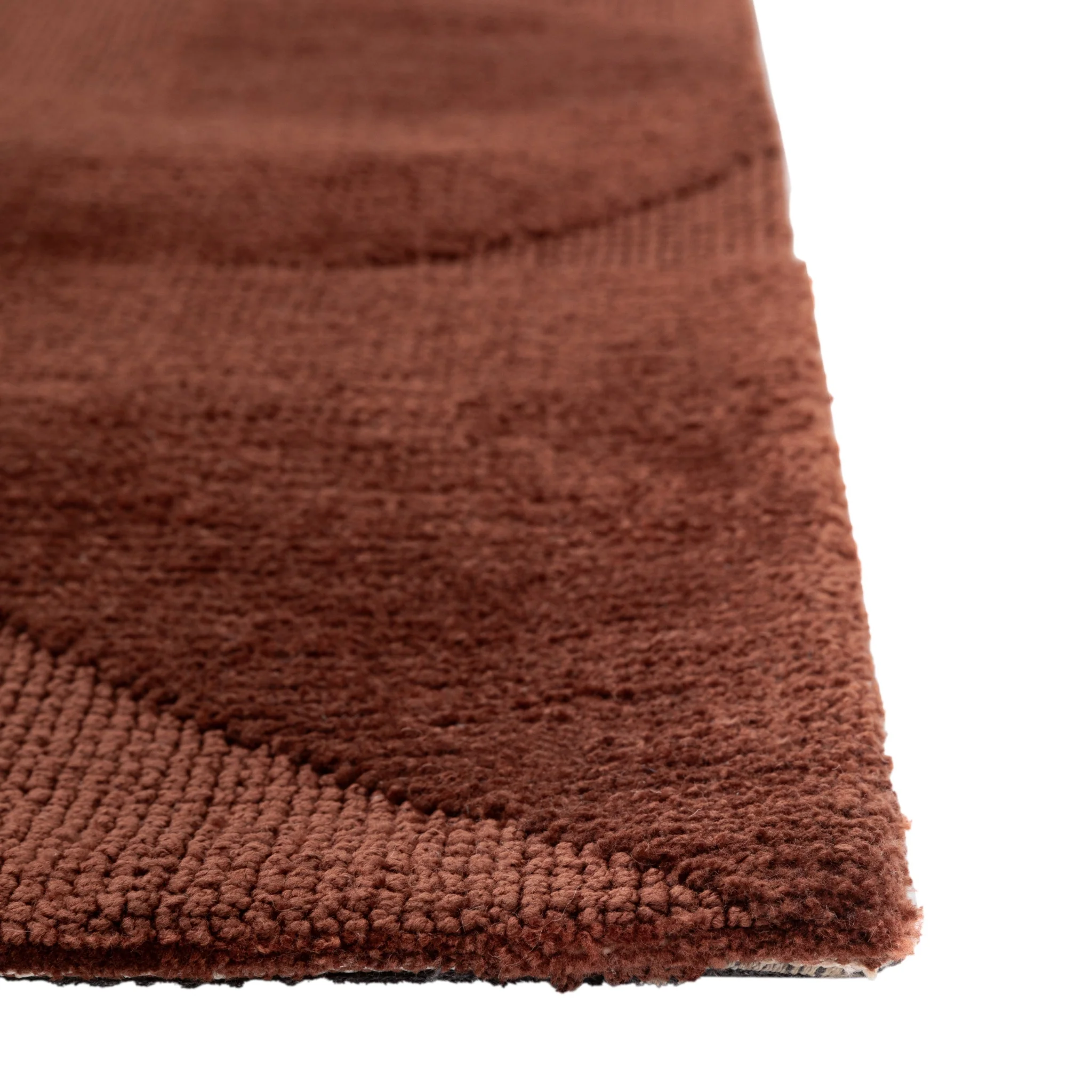 Cortland Block Brown Rug Large - DHD Cortland Block Rug Nutmeg Large - Image 2