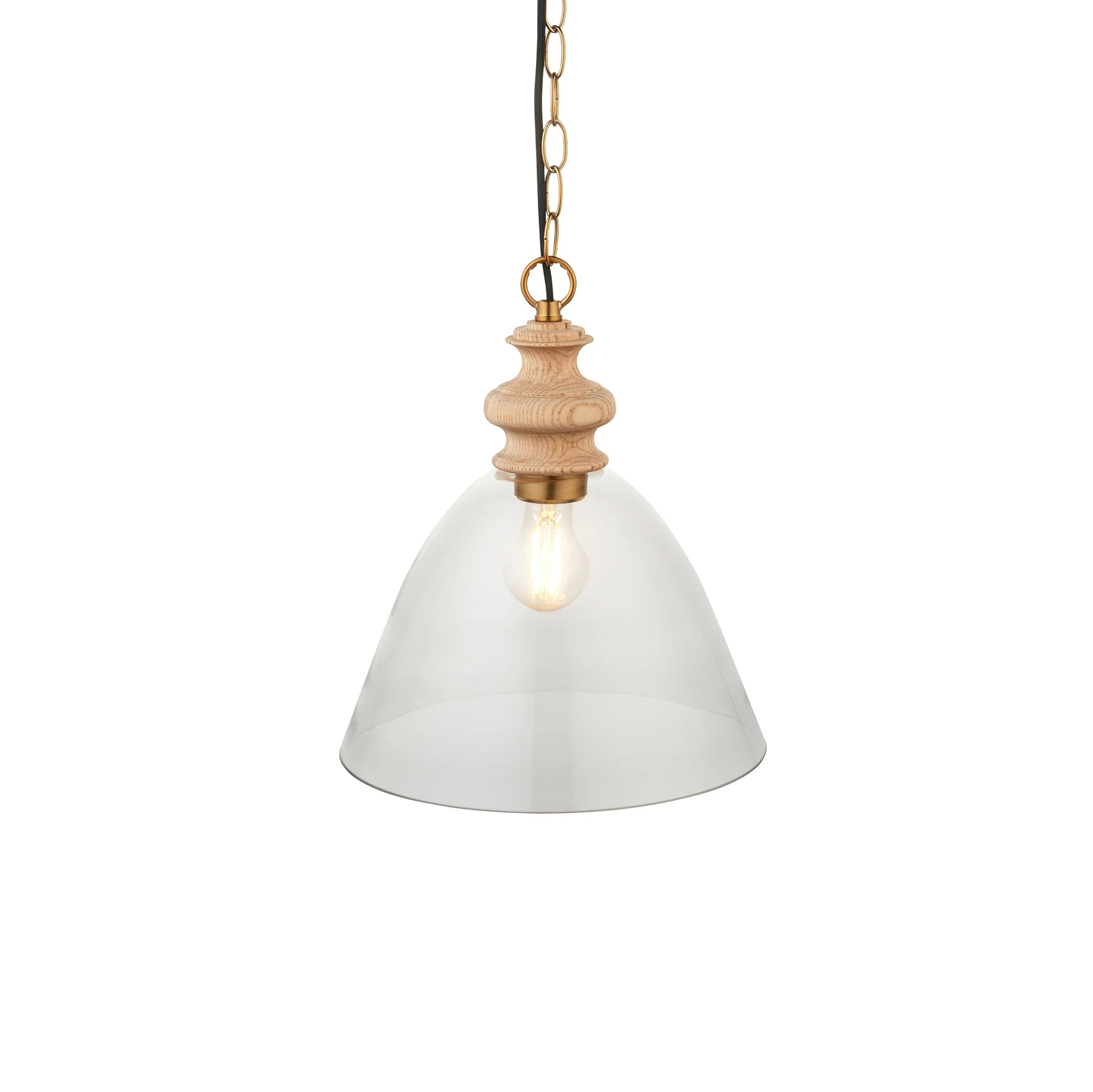 Cotswold 1 Cream Pendant Light - DHD Cotswold 1 Pendant Light Natural Ash - Image 4