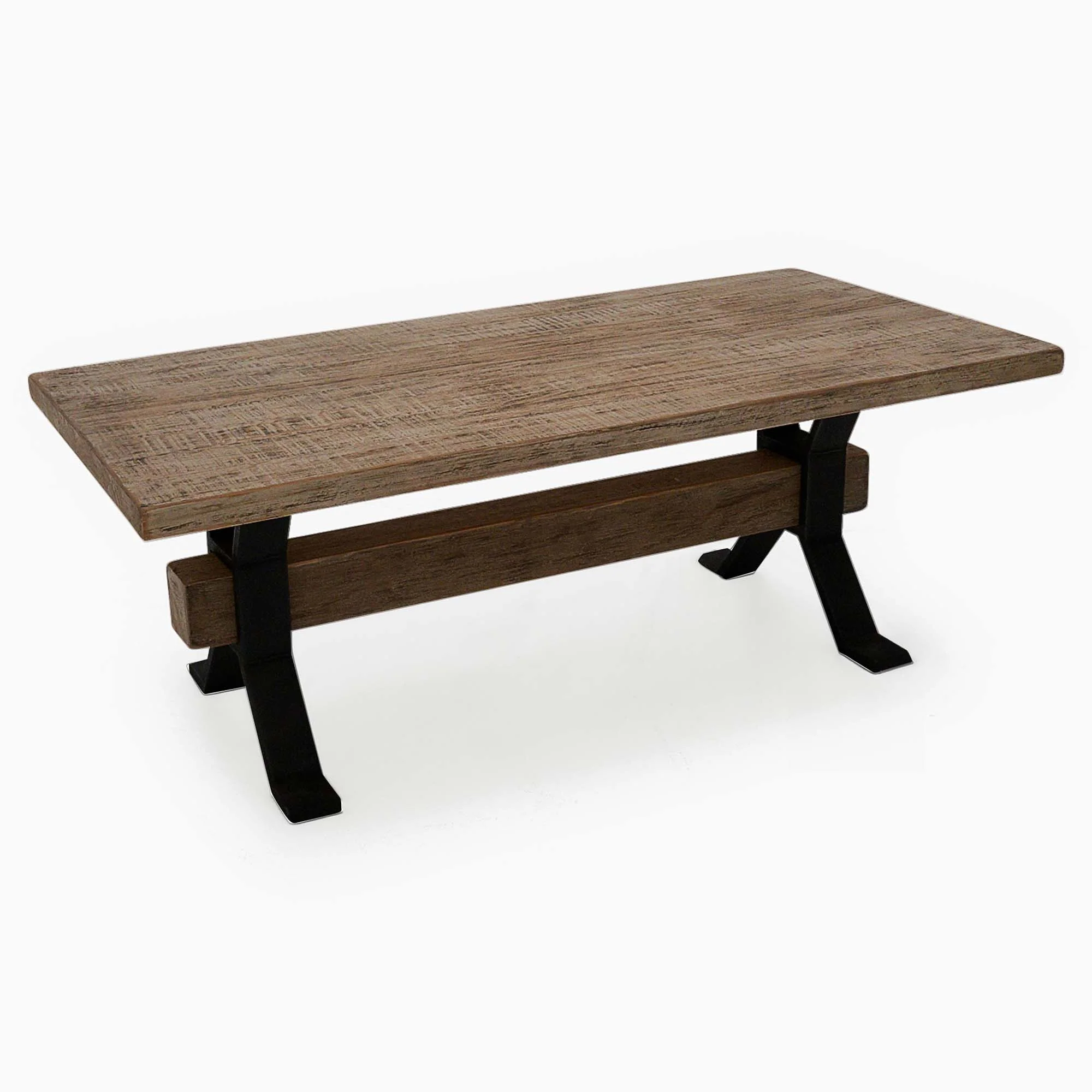 Dakota Coffee Table - Coffee Table Reclaimed Solid Wood - Image 7